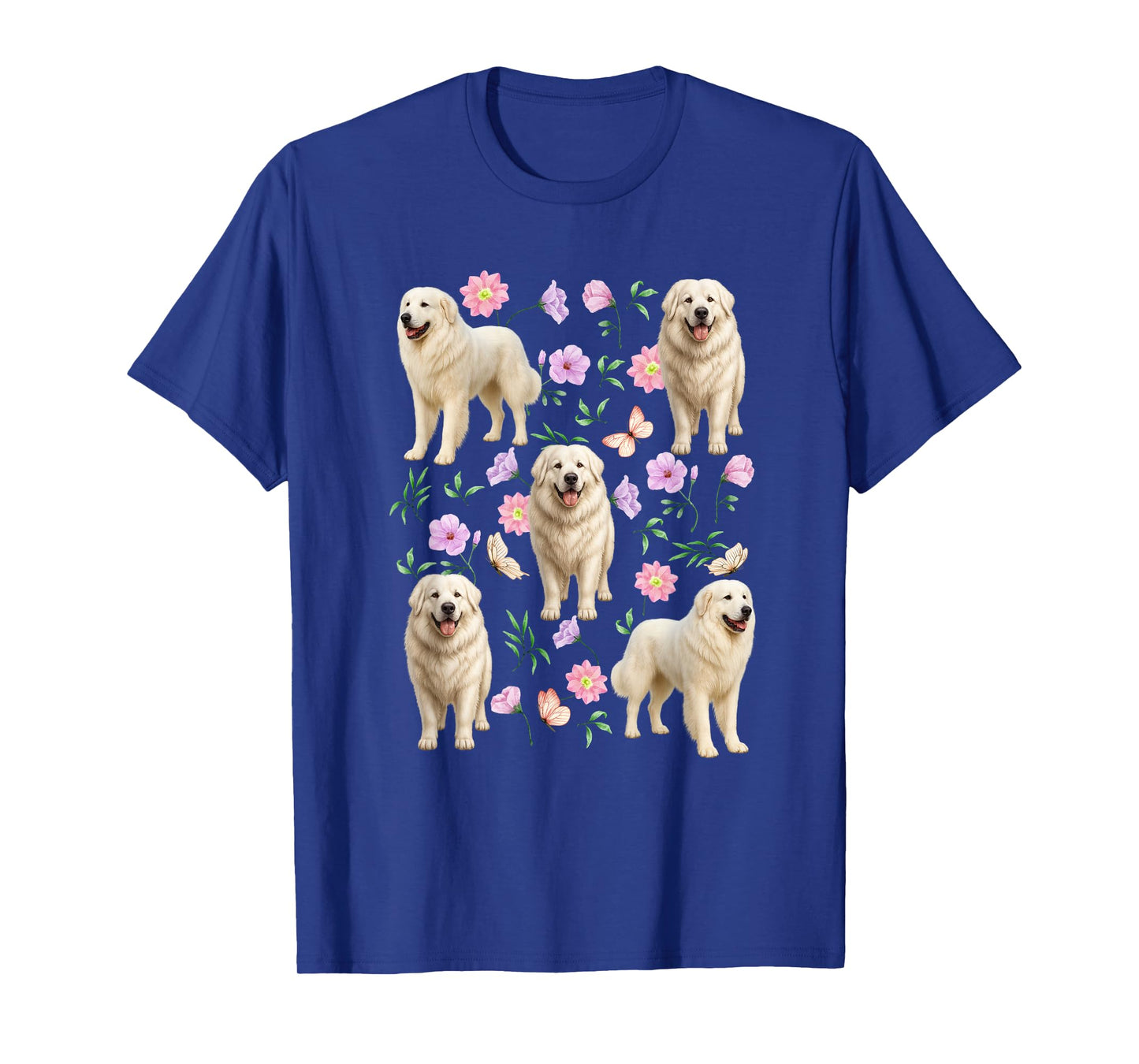 Great Pyrenees Owner Flowers Great Pyrenees Lover T-Shirt