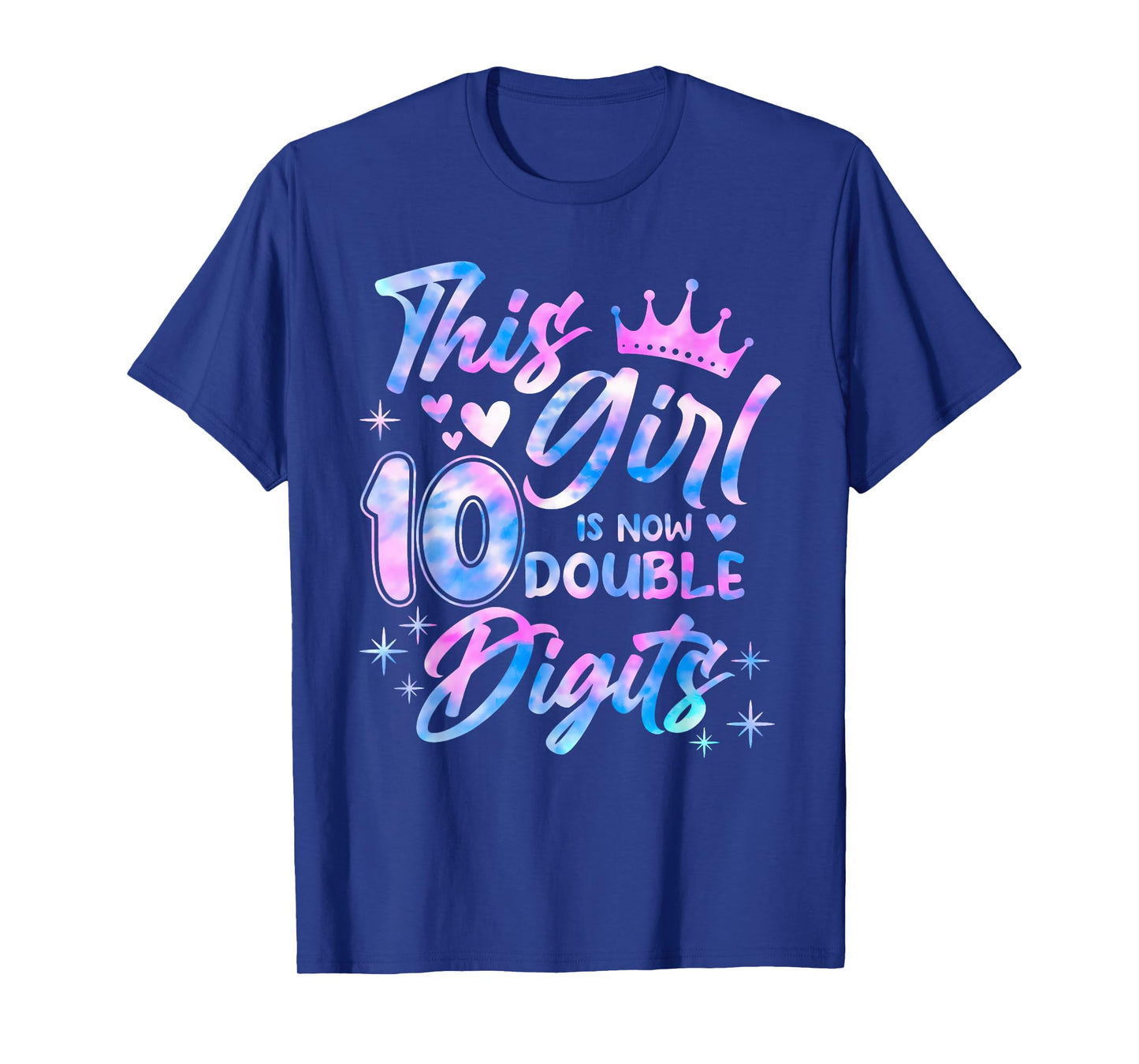 Funny This Girl is Now 10 Double Digits 10th Birthday Girls T-Shirt