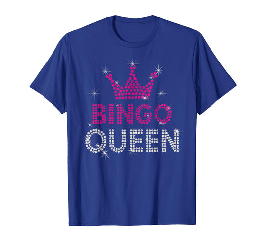 Bingo Queen Bingo Player Game Party Funny Women Girls Cute T-Shirt