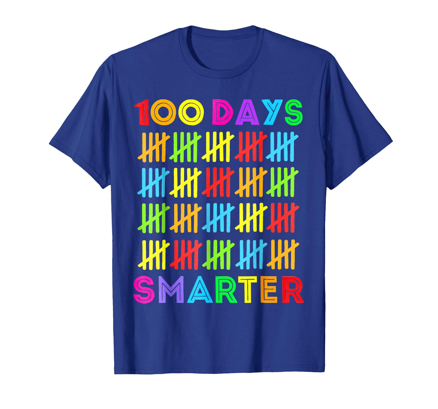 100 Days Smarter Happy 100th Day of School Student Teacher T-Shirt