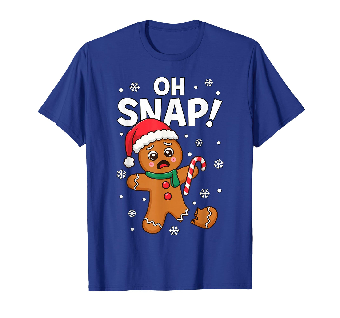 Oh Snap Gingerbread Man for Adult Kids Men Women Christmas T-Shirt