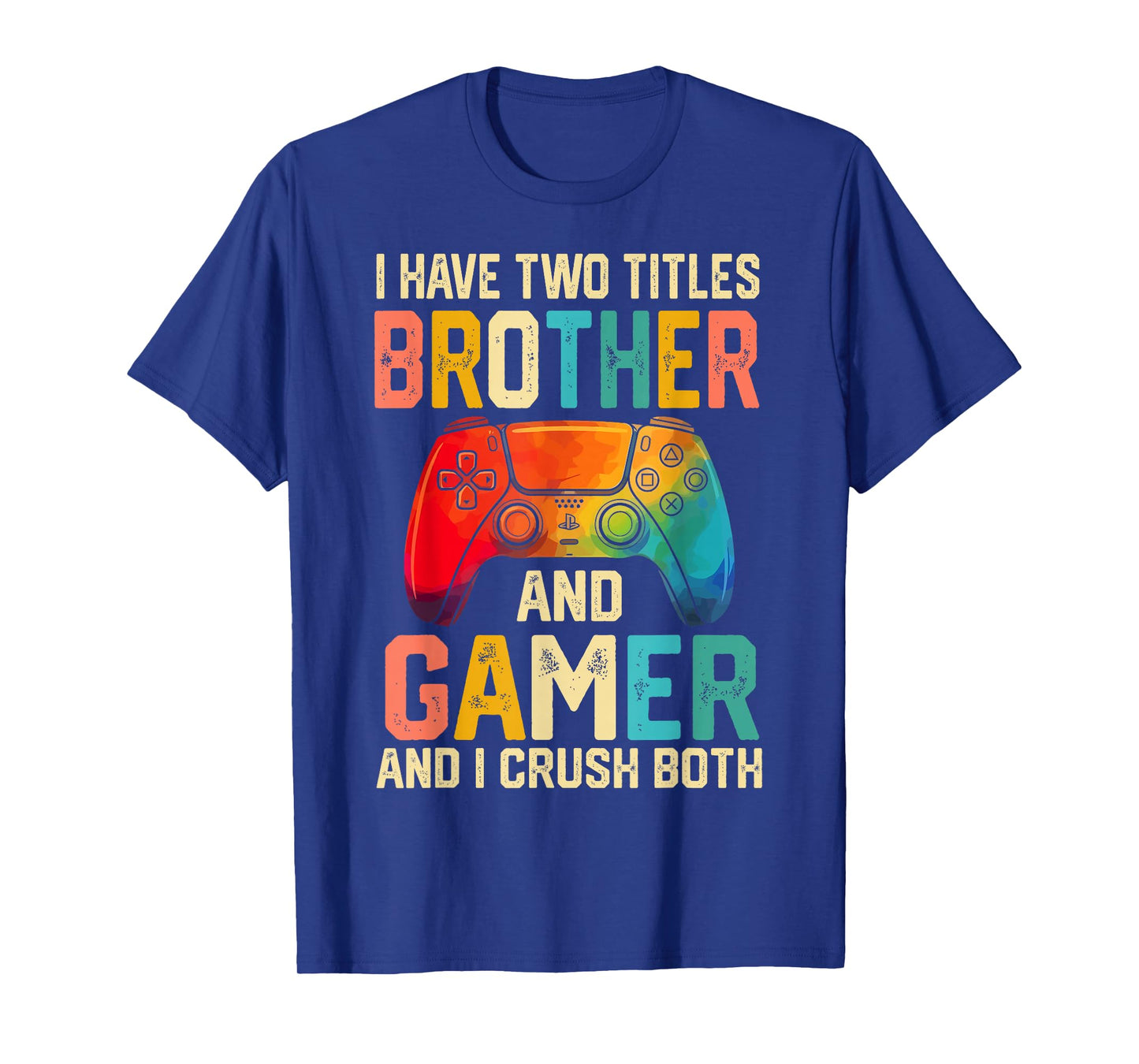 Funny Brother Gamer Graphic Tee Men Boys Teens Video Gaming T-Shirt