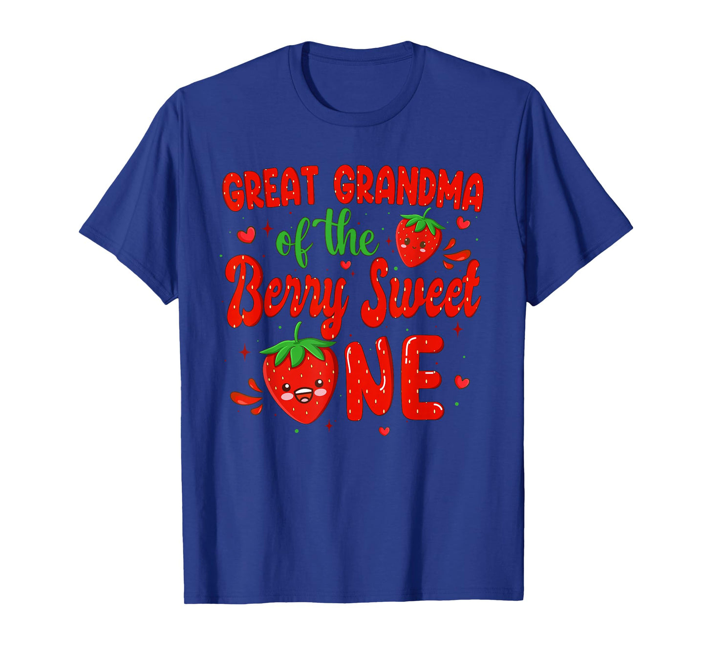Great Grandma Of The Berry Sweet One 1St Birthday Strawberry T-Shirt