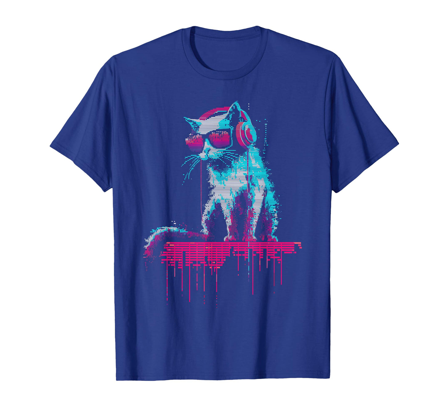 Music Novelty Graphic Men Women Kids Funny Cat Y2K T-Shirt