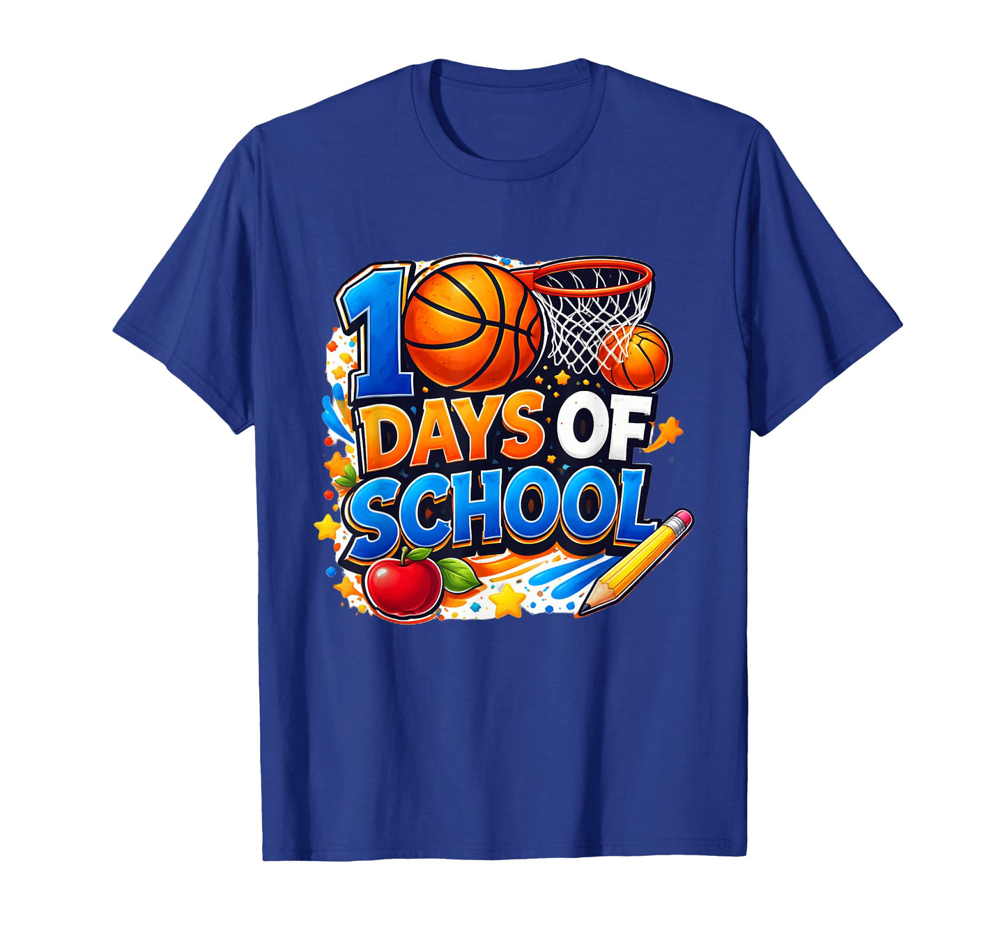 100th Day of School Kid Basketball 100th Days of School Boys T-Shirt