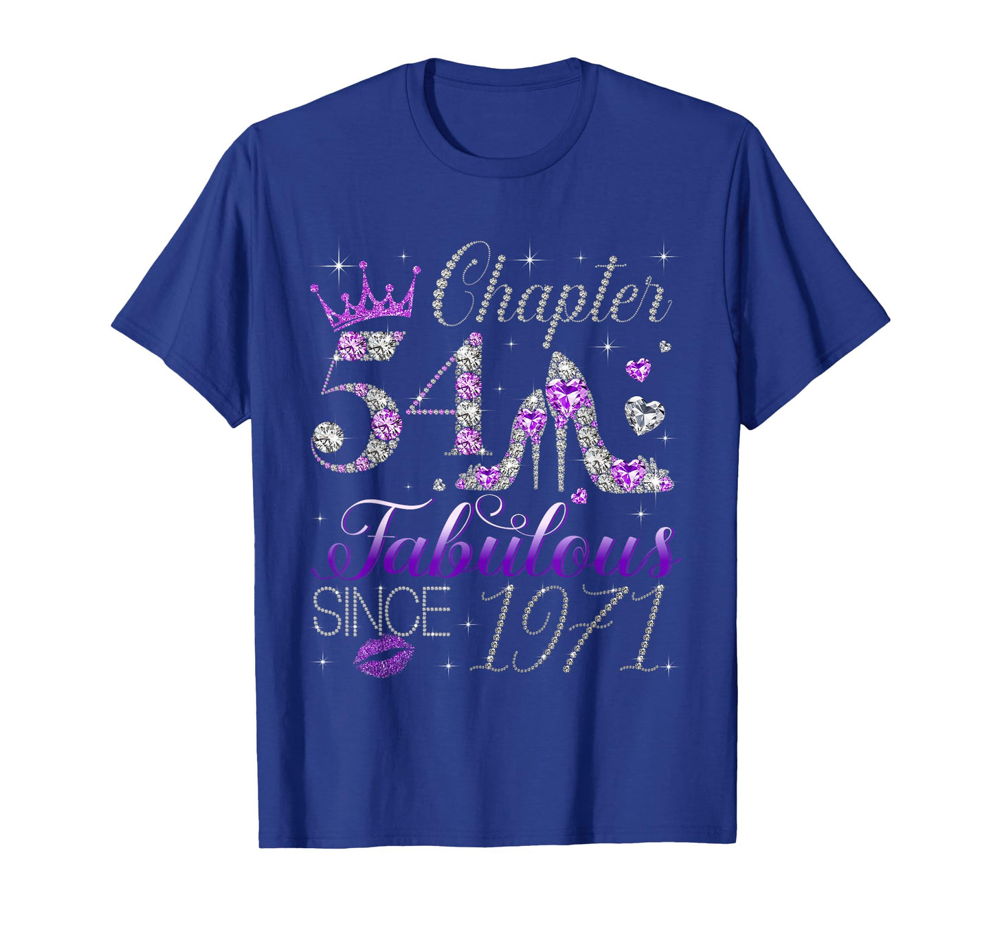 Chapter 54 Fabulous Since 1971 54th Birthday Women Girls T-Shirt