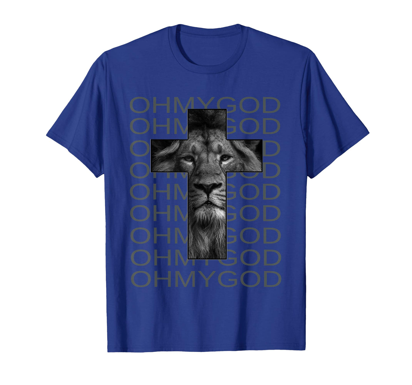 Jesus Lion Cross Art, Christian Streetwear T-Shirt T-Shirt
