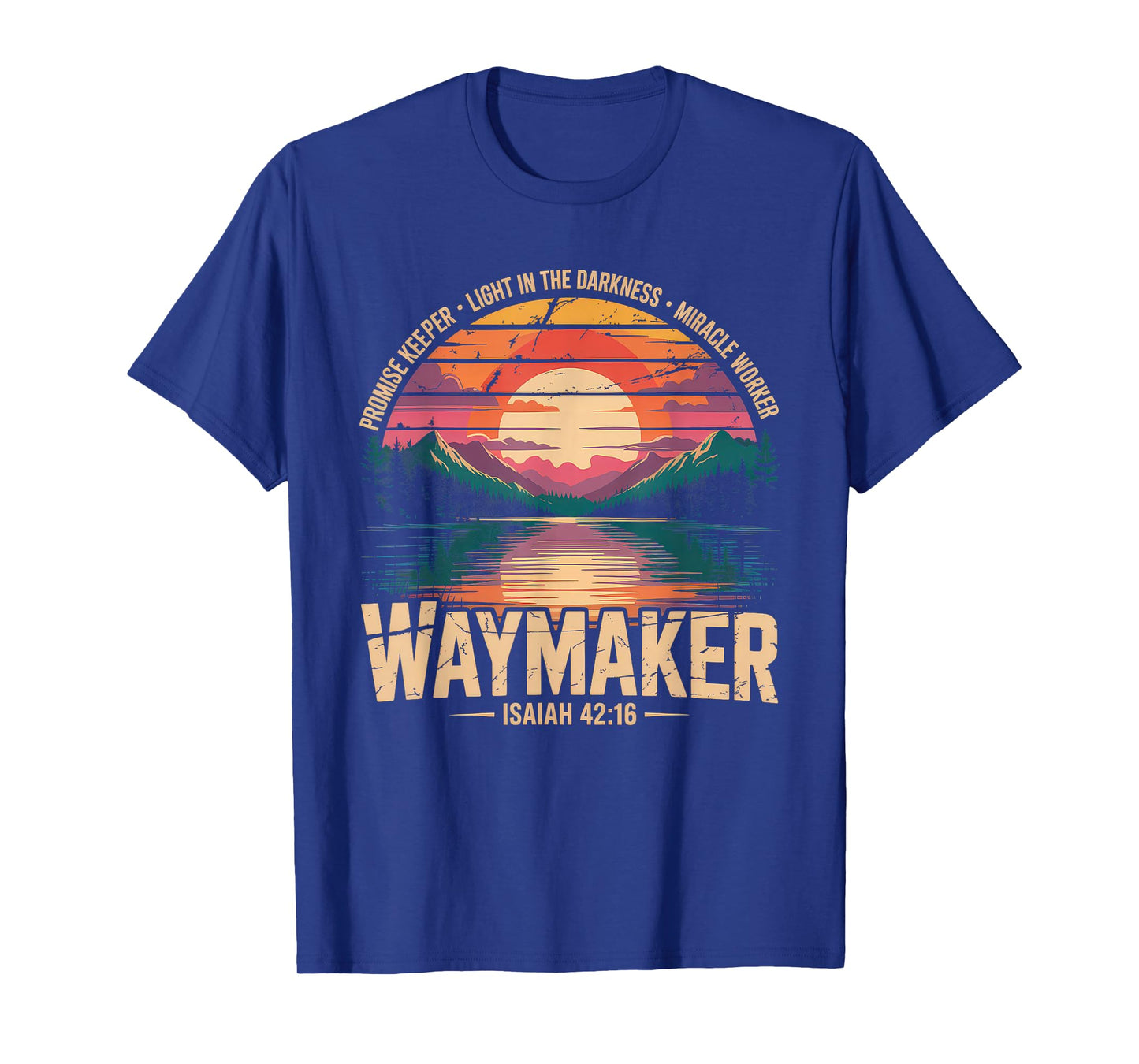 Waymaker Tshirt Promise Keeper Miracle Worker God Christian T-Shirt