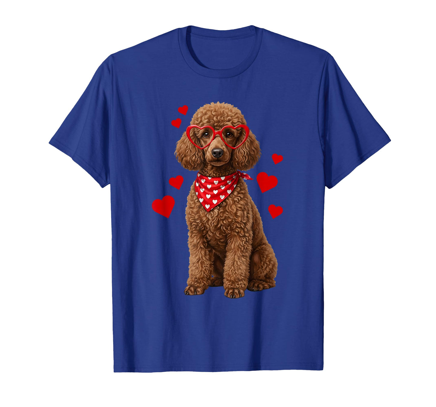 Poodle Valentines Day Dog Lover Heart T-Shirt