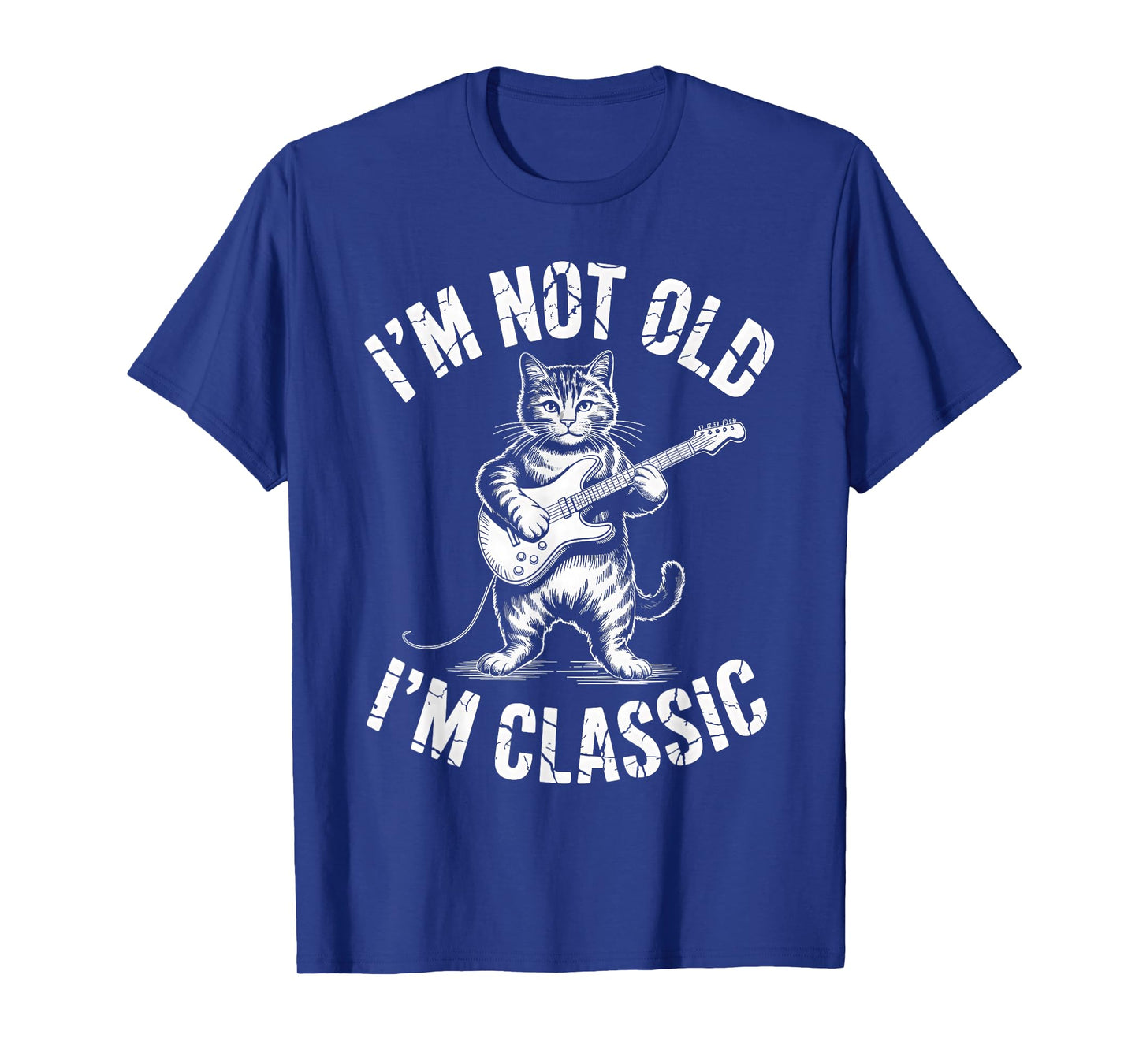 I’m Not Old I’m Classic Funny Cat Vintage Graphic Men Womens T-Shirt