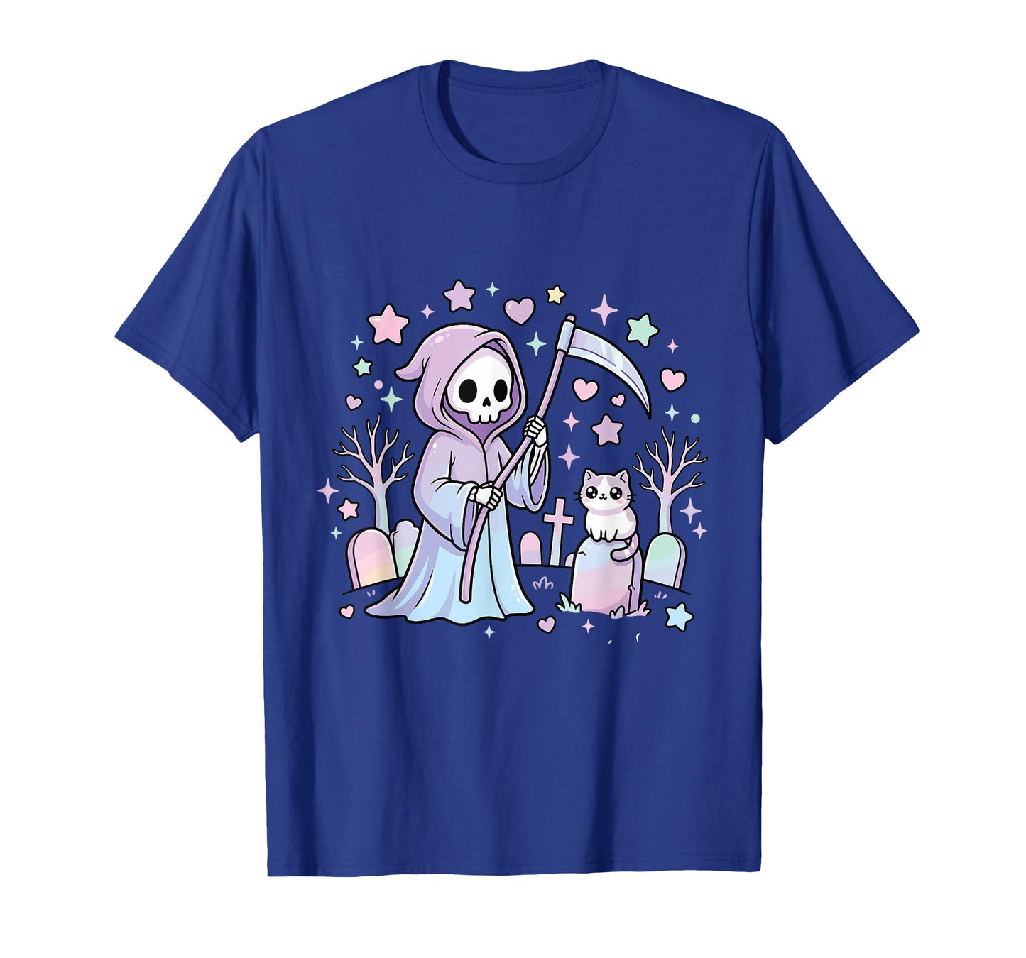 Skeleton Skull Cat T-Shirt