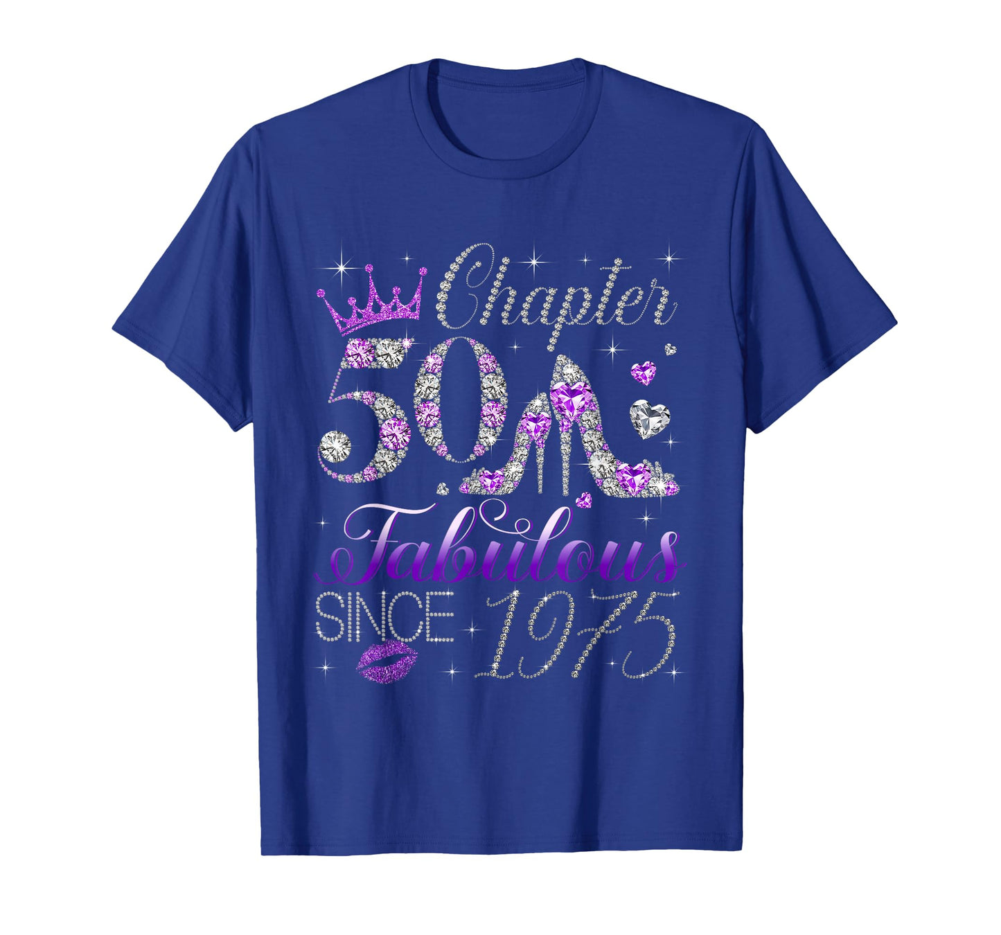 Chapter 50 Fabulous Since 1975 50Th Birthday Women Girls T-Shirt