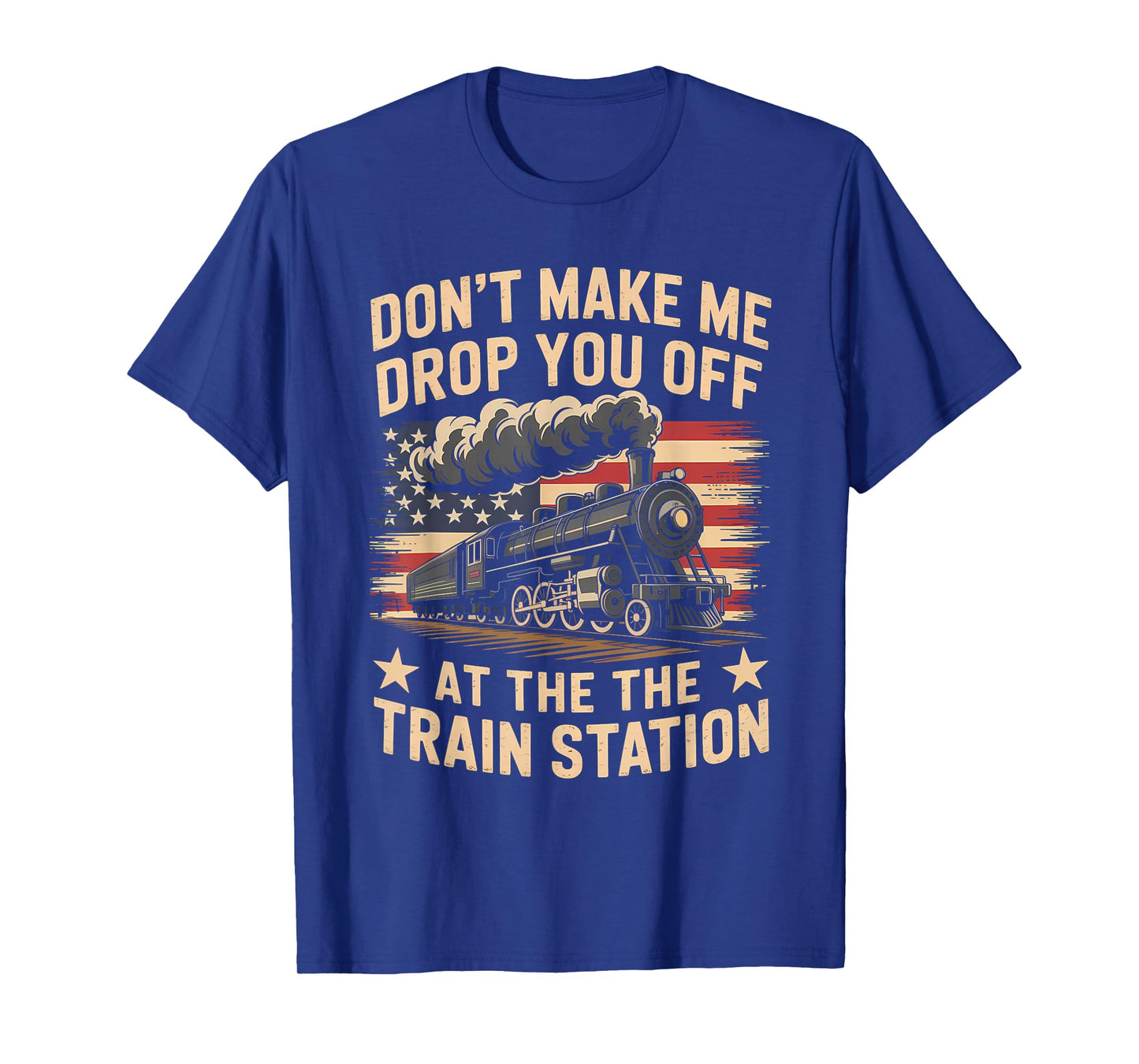 Train Station Yellowstone Take Them Train Conductor Costume T-Shirt