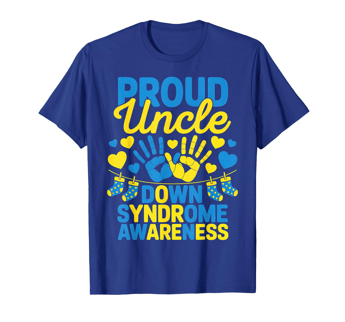 Proud Uncle Down Syndrome Awareness Day Matching Family T-Shirt