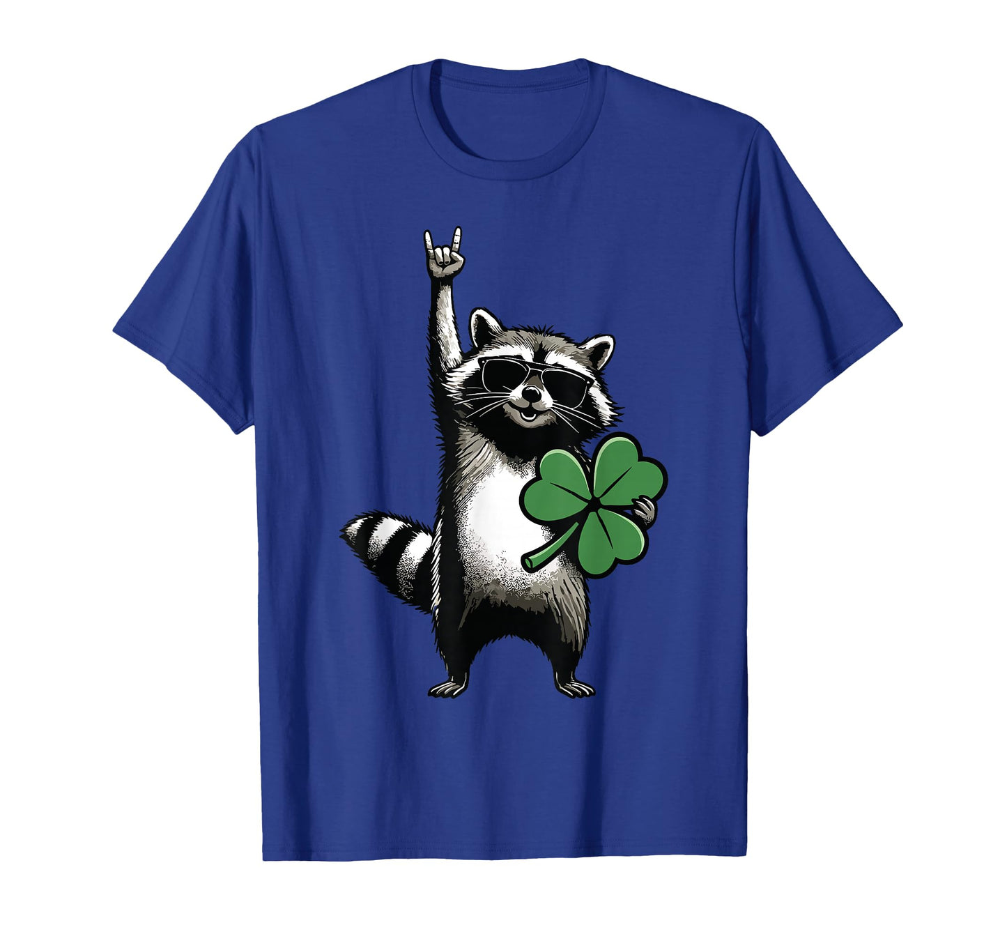 Raccoon Irish Men Women Kids Funny St. Patrick's Day T-Shirt