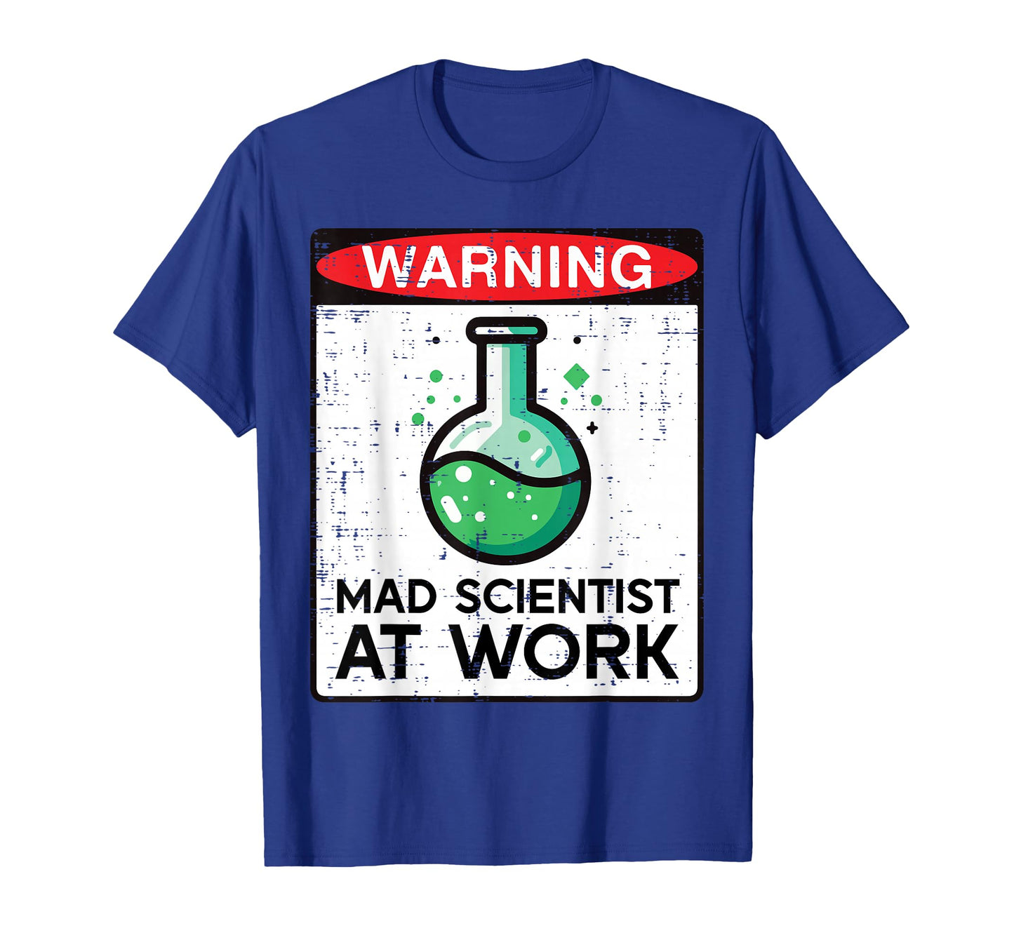 Halloween Mad Scientist at Work Nerd Costume Men Women Kids T-Shirt