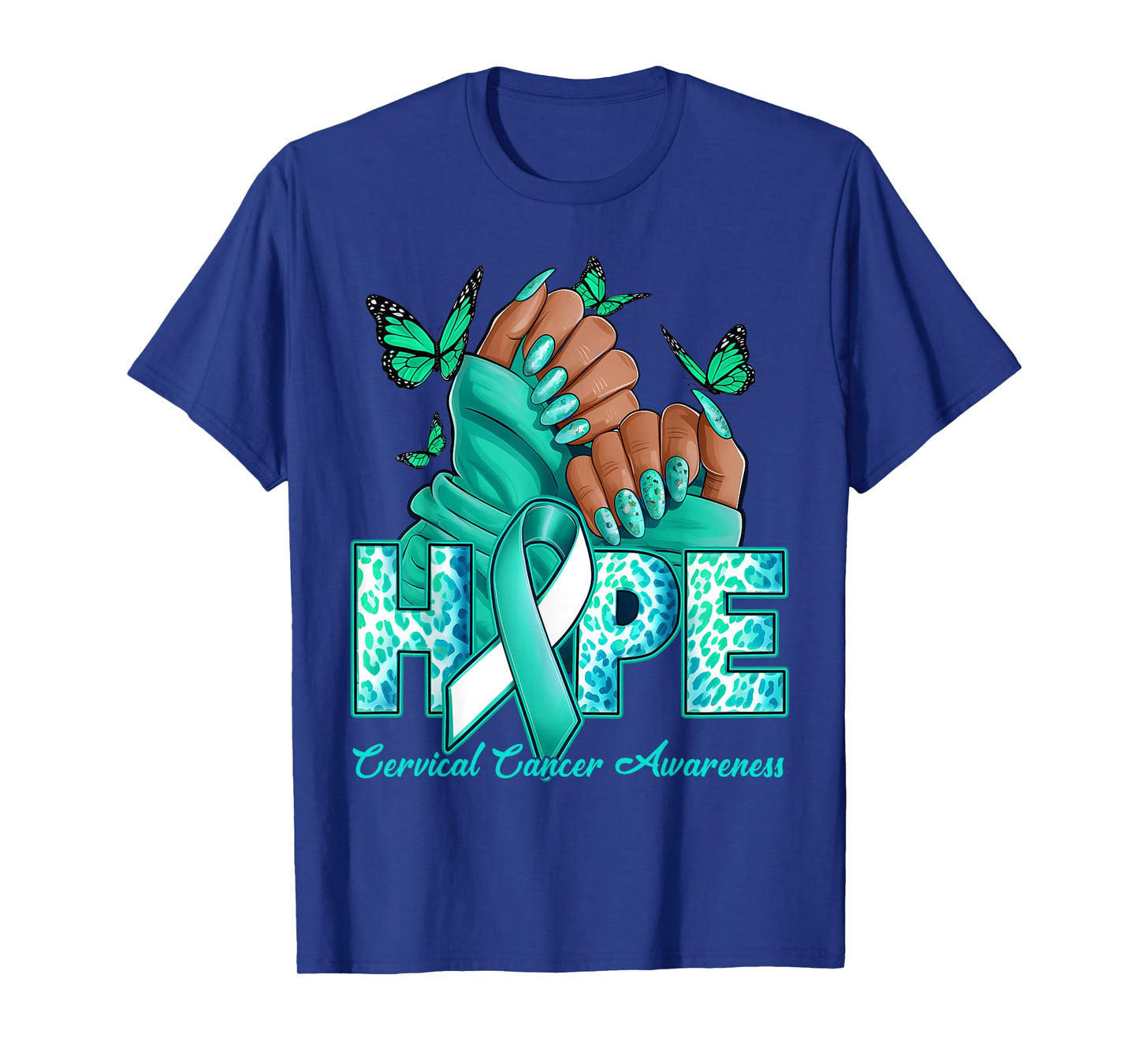 Women Motivation Support Squad Cervical Cancer Awareness T-Shirt