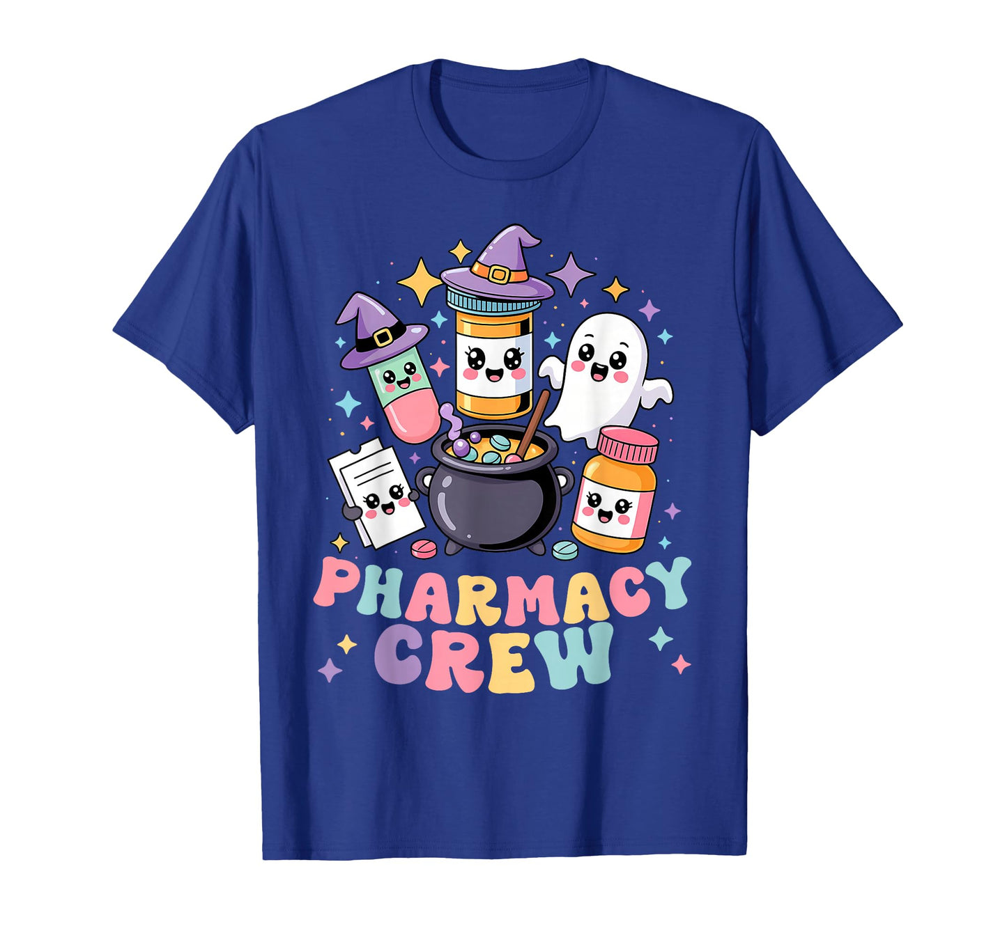 Pharmacy Crew Pharmacist Squad Funny Halloween Costume T-Shirt