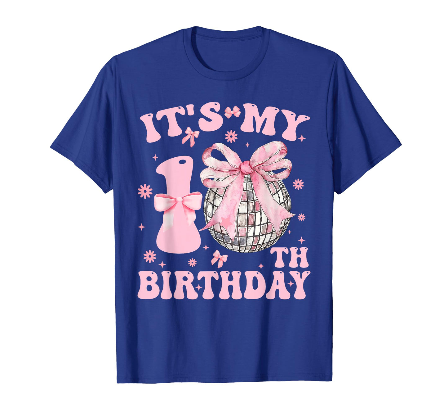 Birthday Party It's My 10th Birthday Girls Coquette Bow T-Shirt