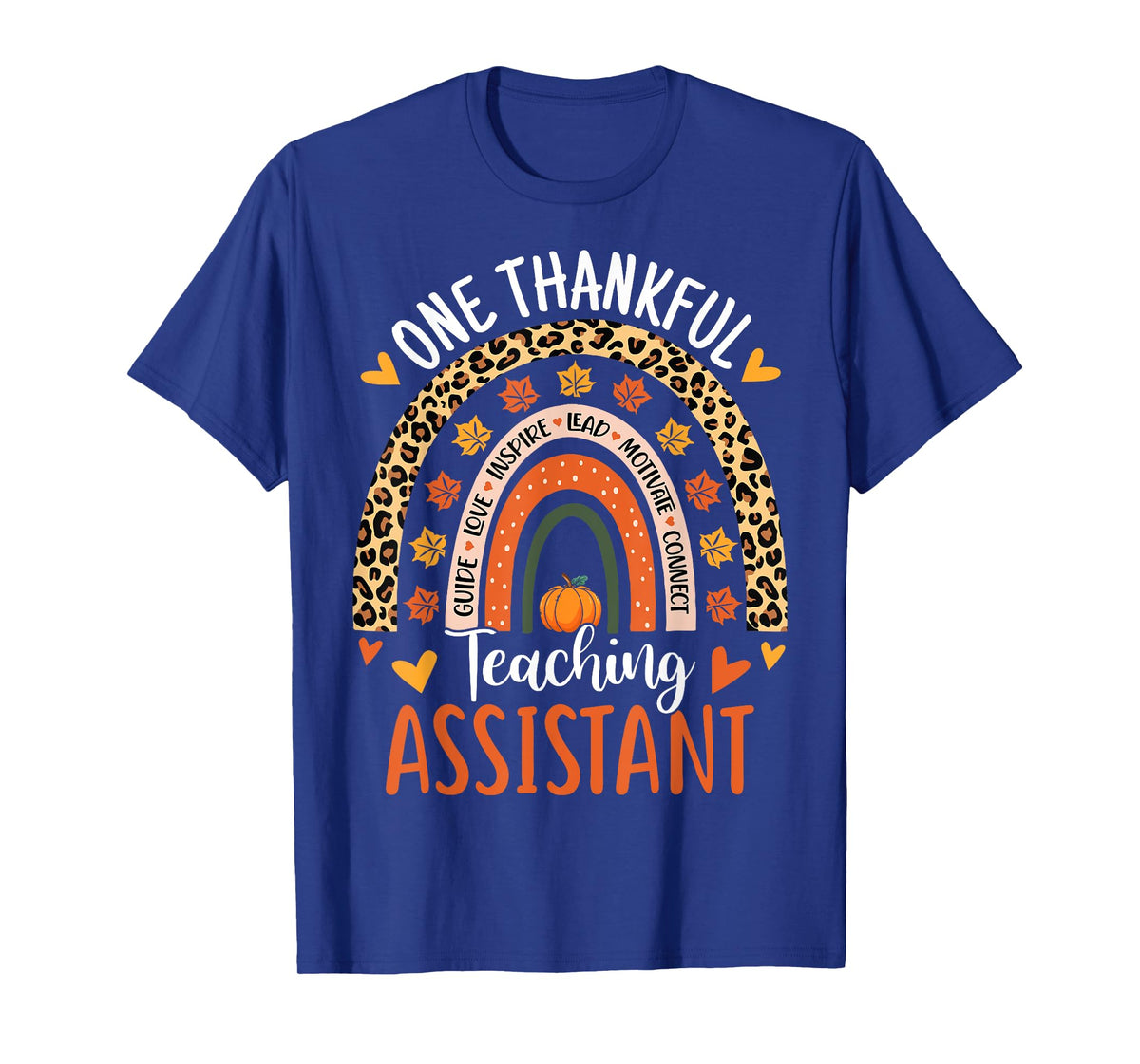 One Thankful Teaching Assistant Thanksgiving Teacher Aide T-Shirt