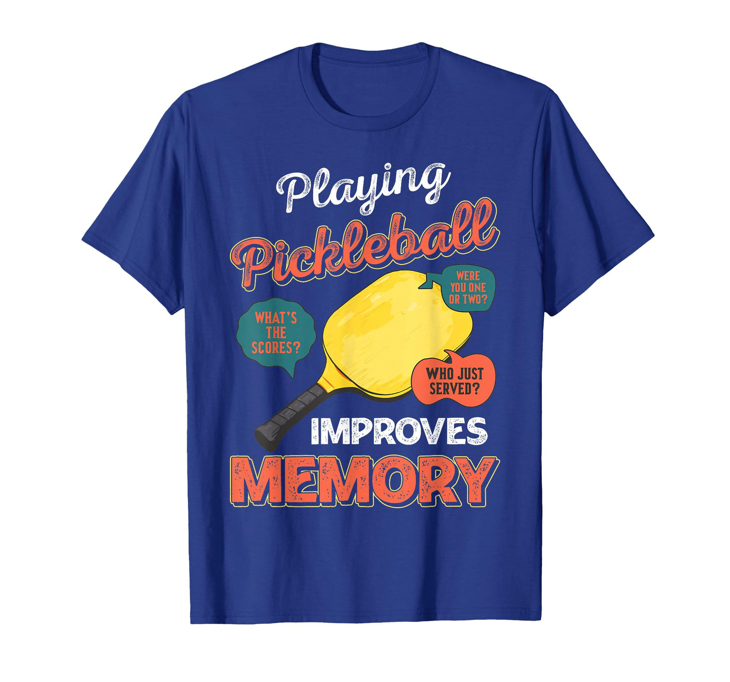 Funny pickleball sayings design Retro Paddle Court T-Shirt