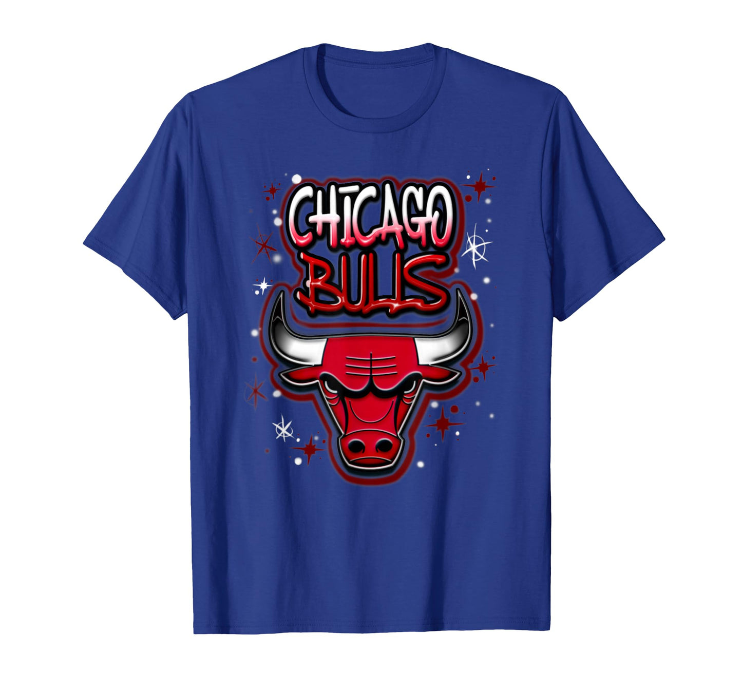 NBA Chicago Bulls Airbrush Logo T-Shirt