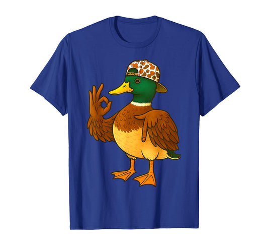 Funny 67 Mallard Duck Hunting Camo Hat Six Seven Men Dad T-Shirt