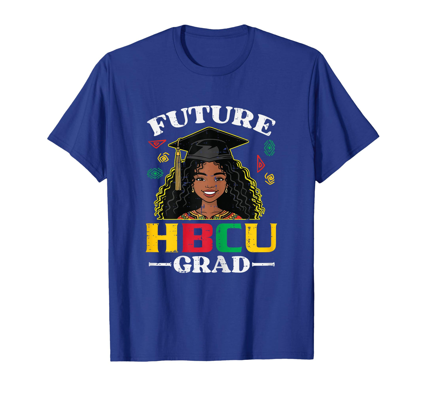 Black History Girl Future HBCU Grad African Girls Kids Women T-Shirt