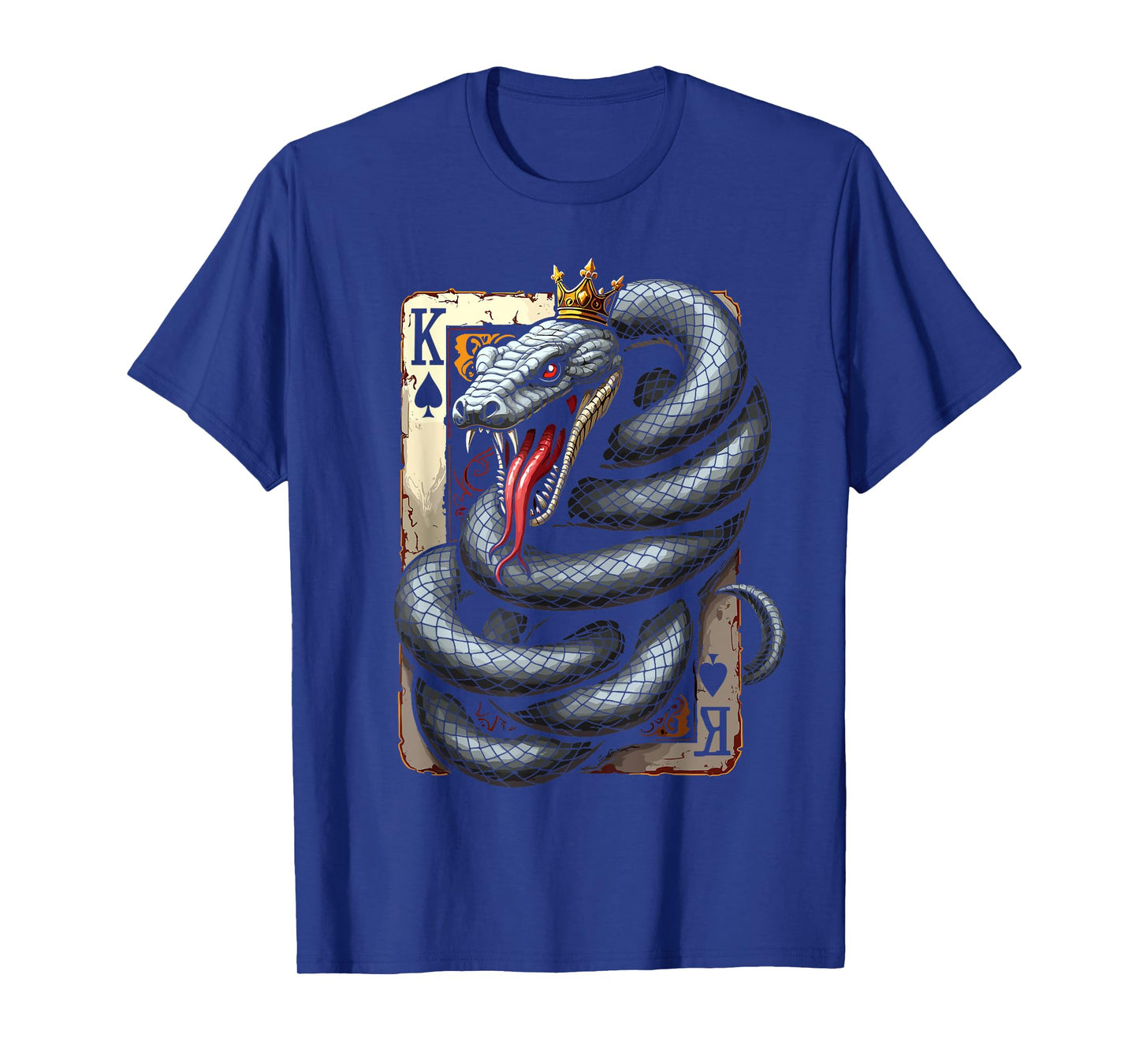 King Of Spades Snake Poker Casino Card Game T-Shirt