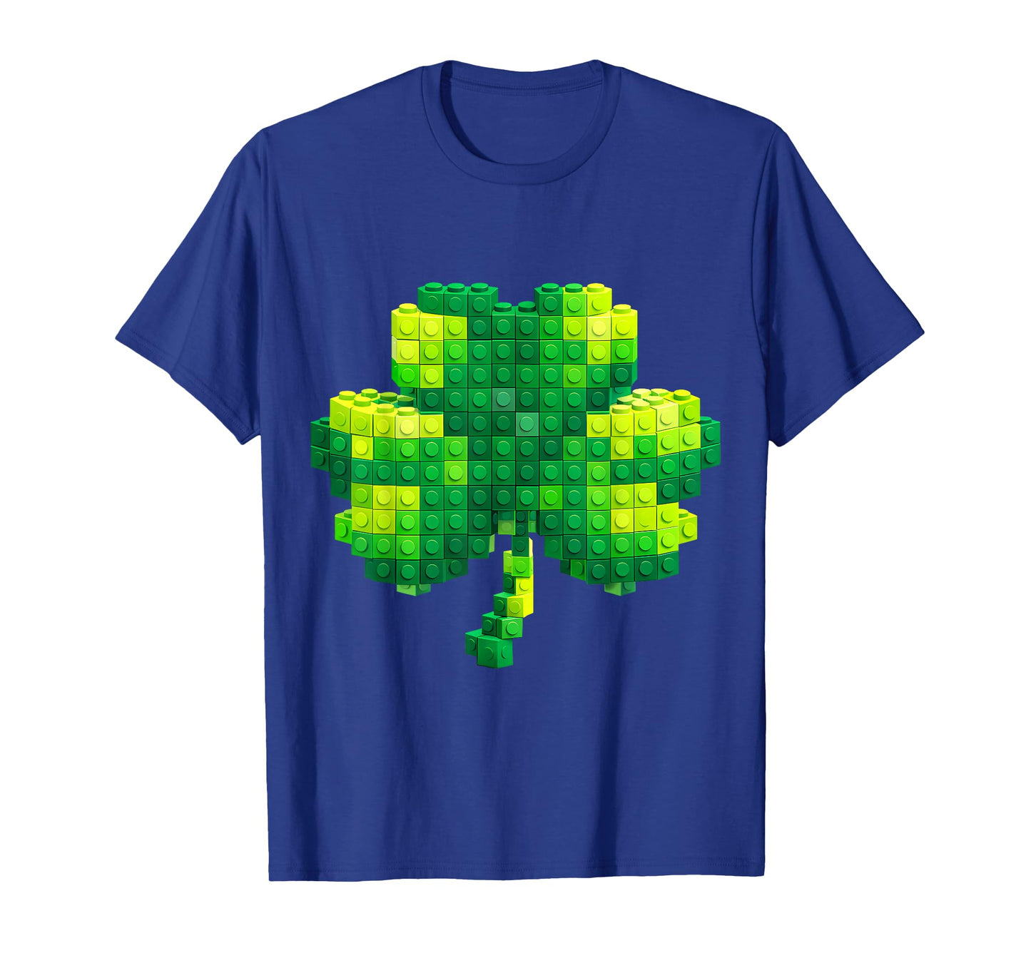Kids St Patricks Day Shamrock Building Blocks Bricks Boys T-Shirt