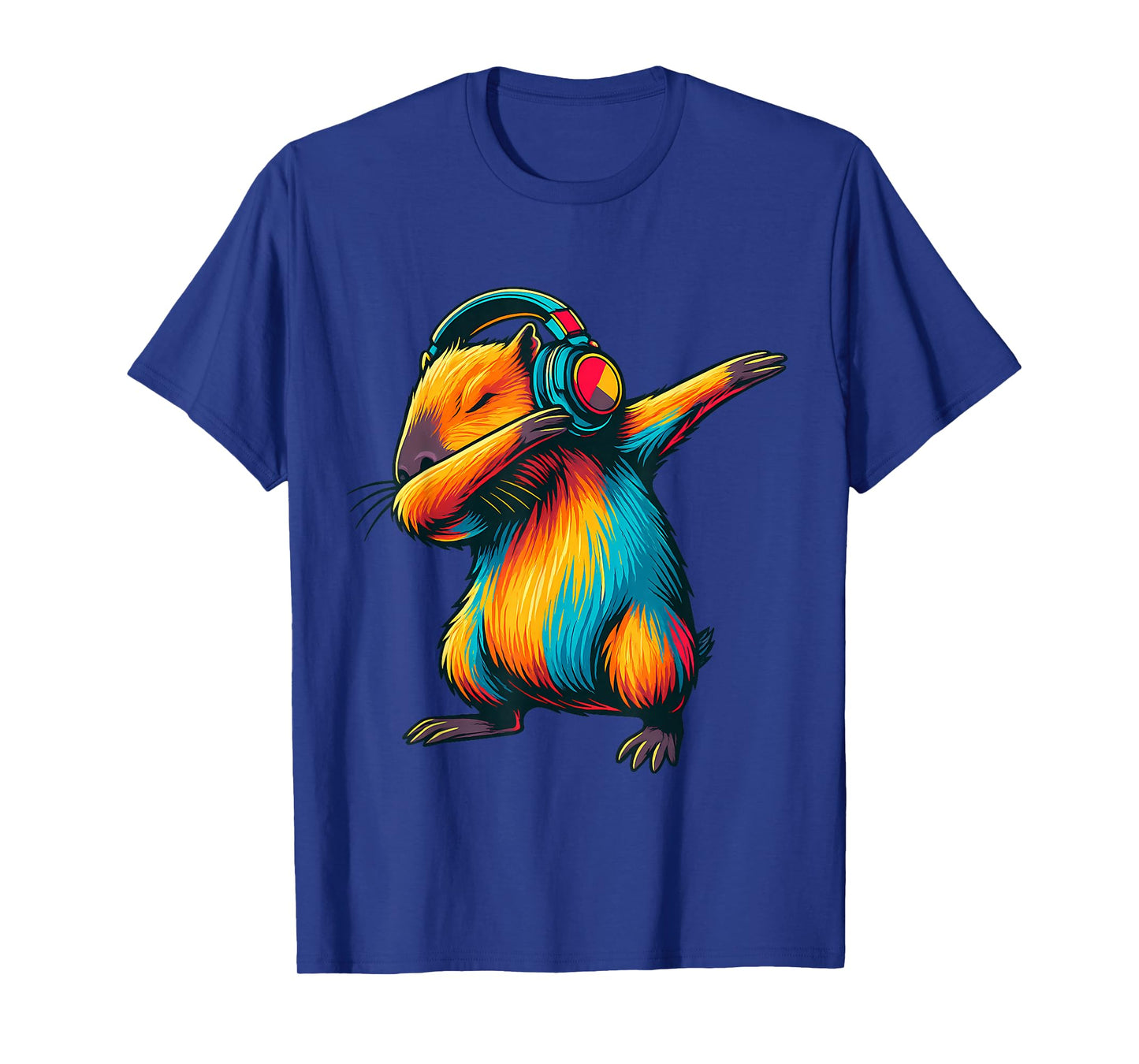 Cute Dabbing Capybara Animal Funny Video Games Capybara T-Shirt