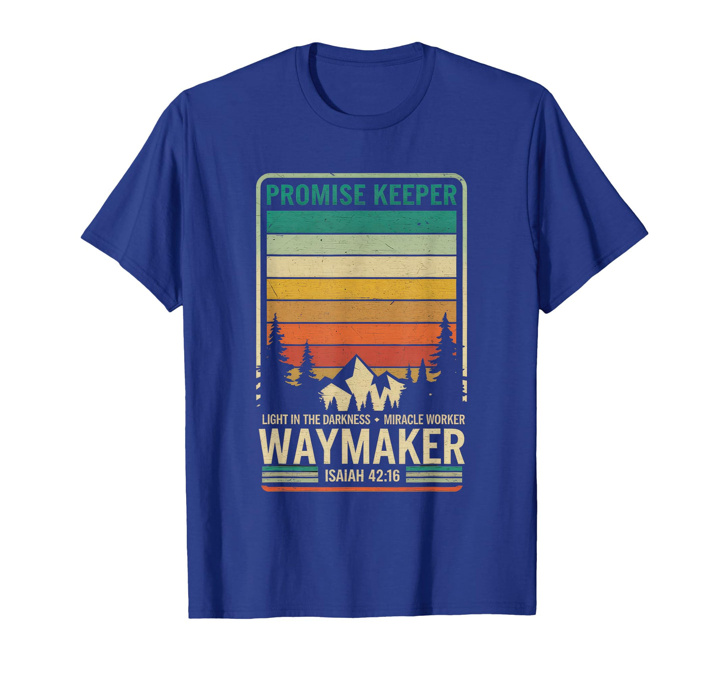 Waymaker Tshirt Promise Keeper Miracle Worker God Christian T-Shirt