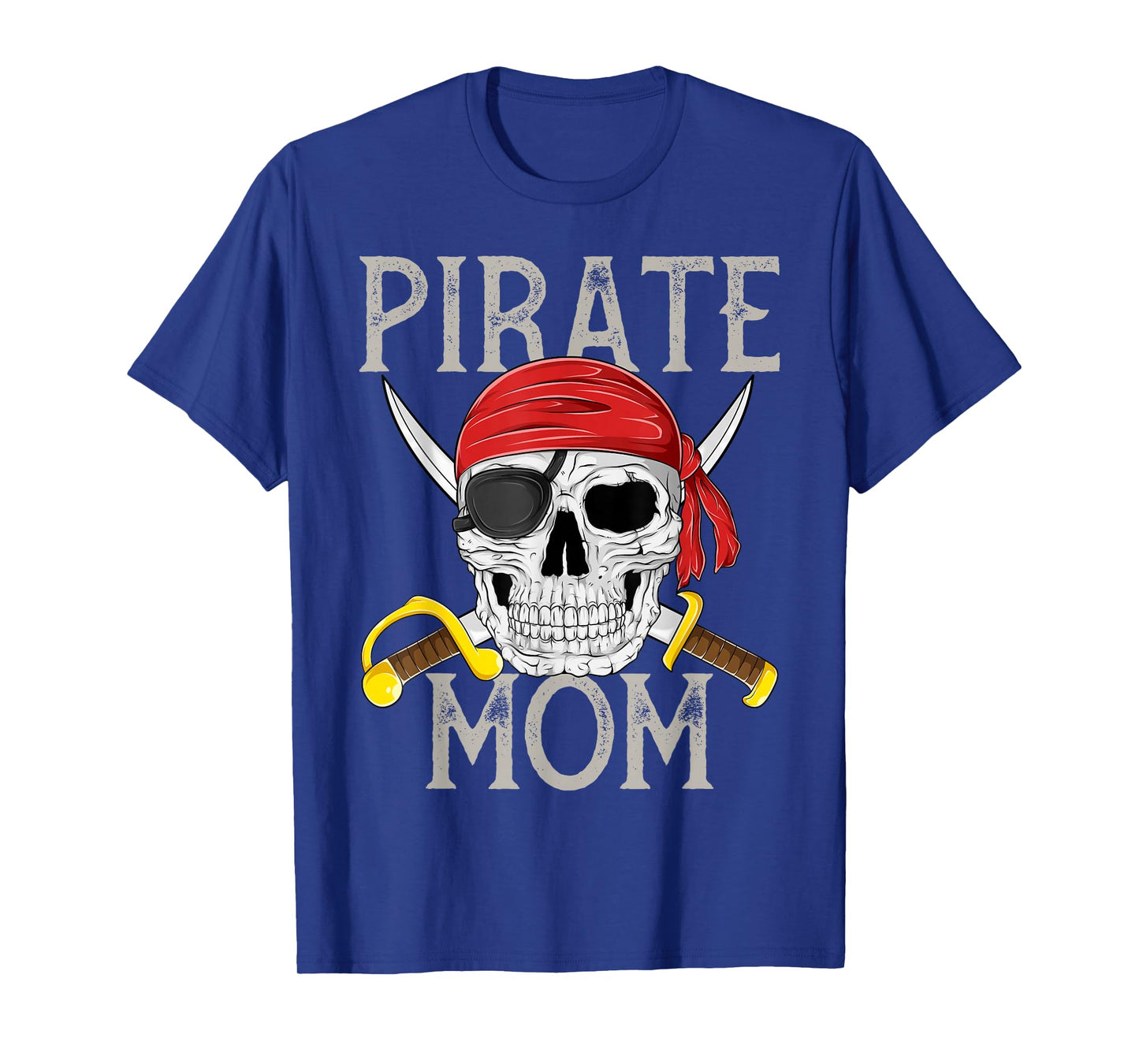 Pirate Mom Jolly Roger Flag Skull Family Pirates T-Shirt