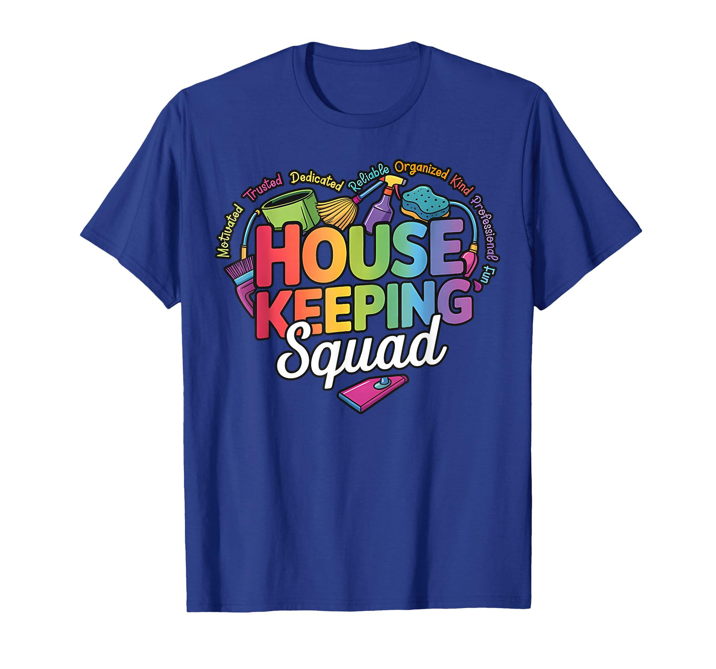 Housekeeping Squad Team Cleaning Crew Environmental Services T-Shirt