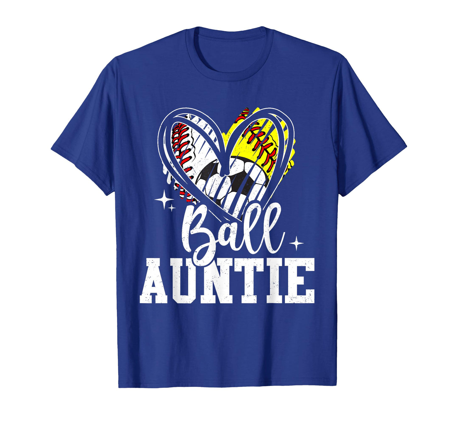 Ball Auntie Baseball Softball Soccer Aunt T-Shirt
