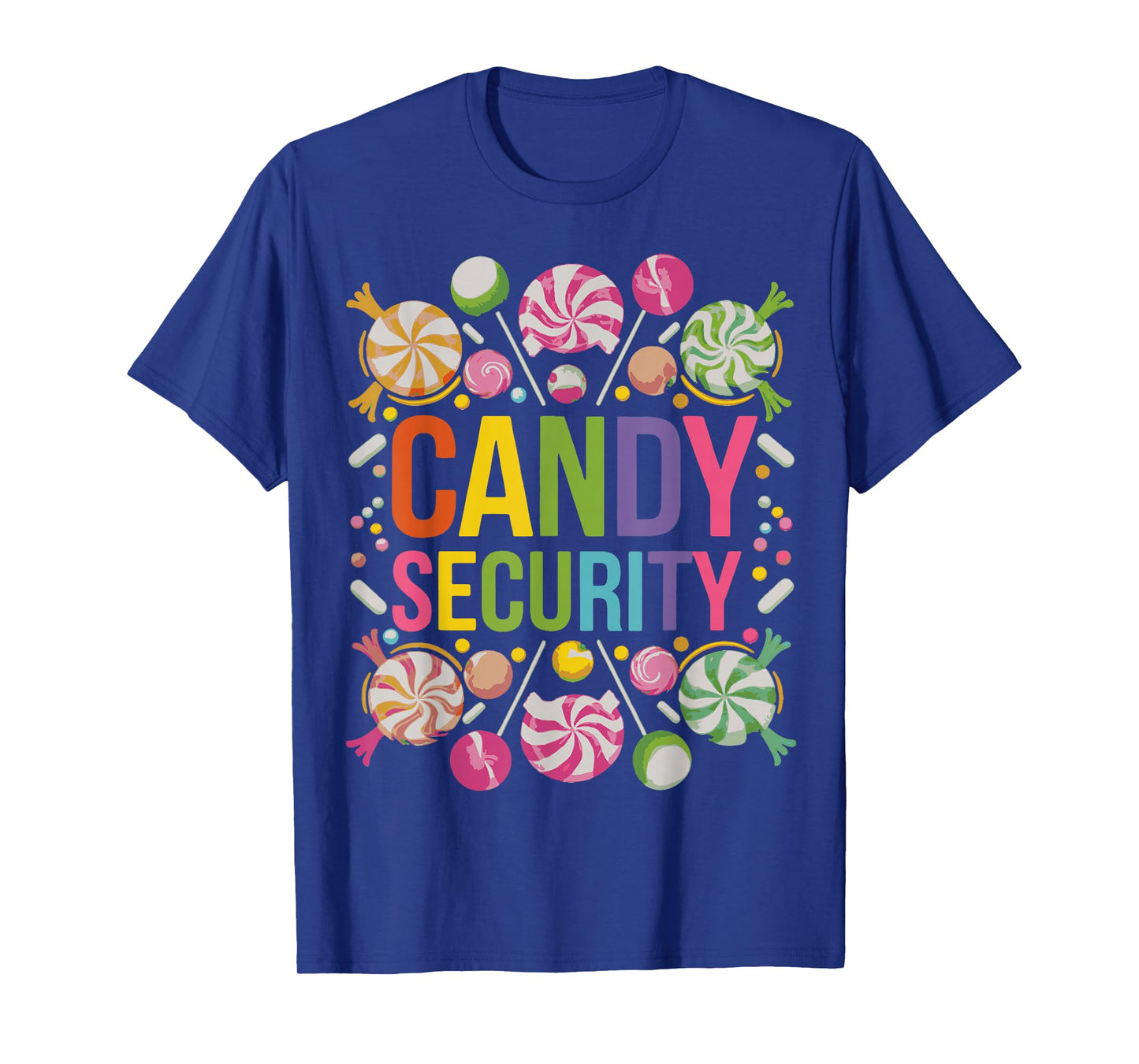 Candy Security Candyland Halloween Costume Kids Teens Adult T-Shirt