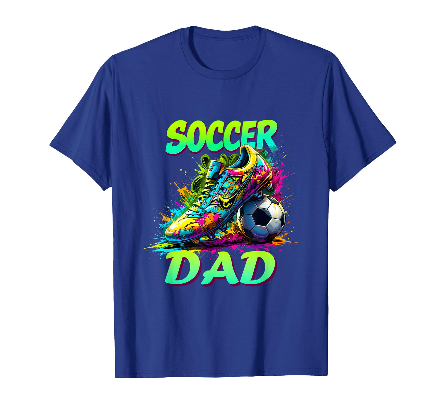 Funny Daddy Soccer Sport Lover Fan Fathers Day Soccer Dad T-Shirt