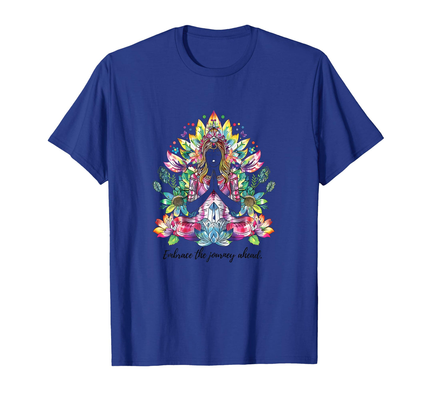 Mindful Meditation Accessory Set - Zen Mantra Cards & Yoga T-Shirt