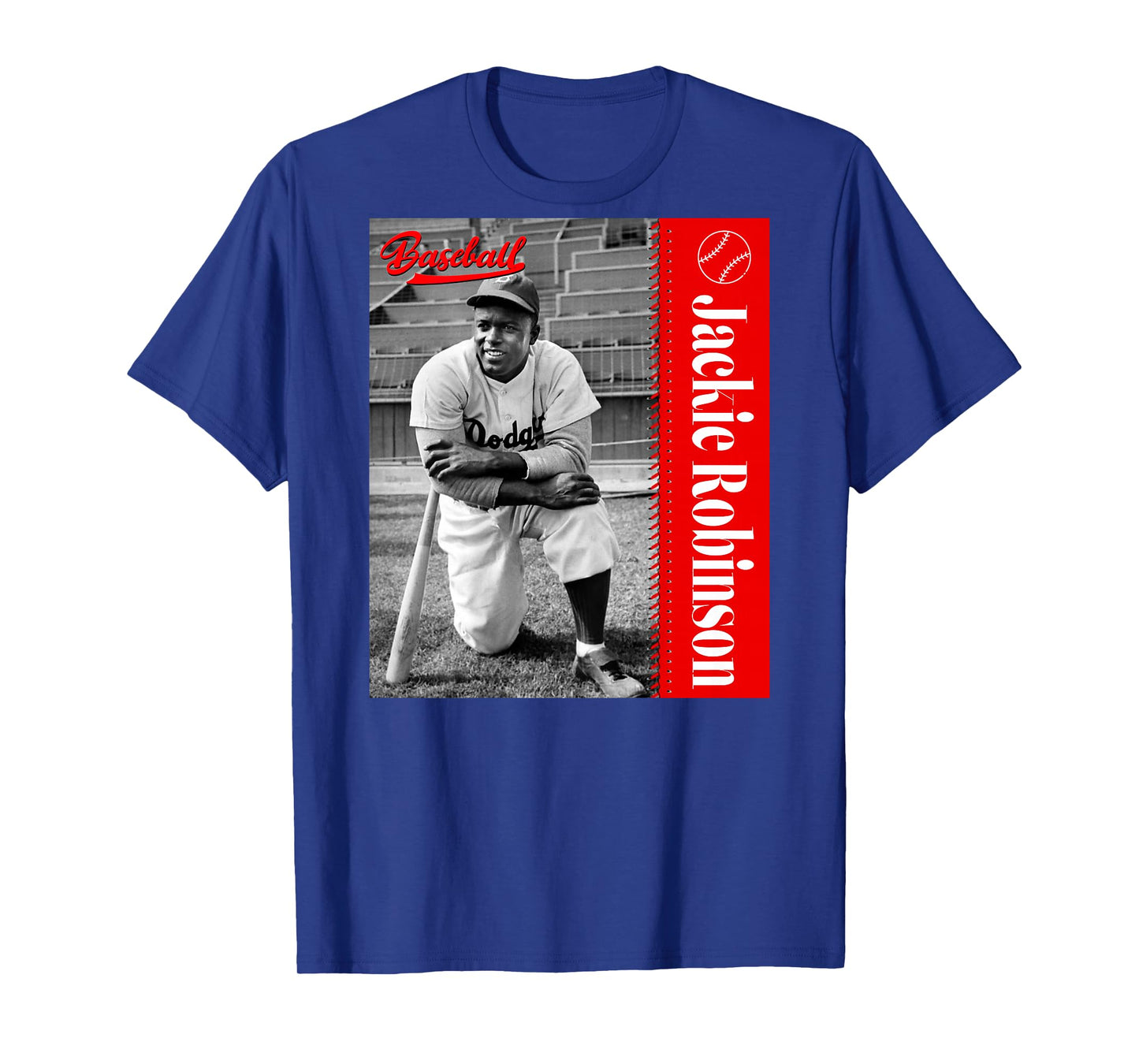 Jackie Robinson_007_Back Printed T-Shirt