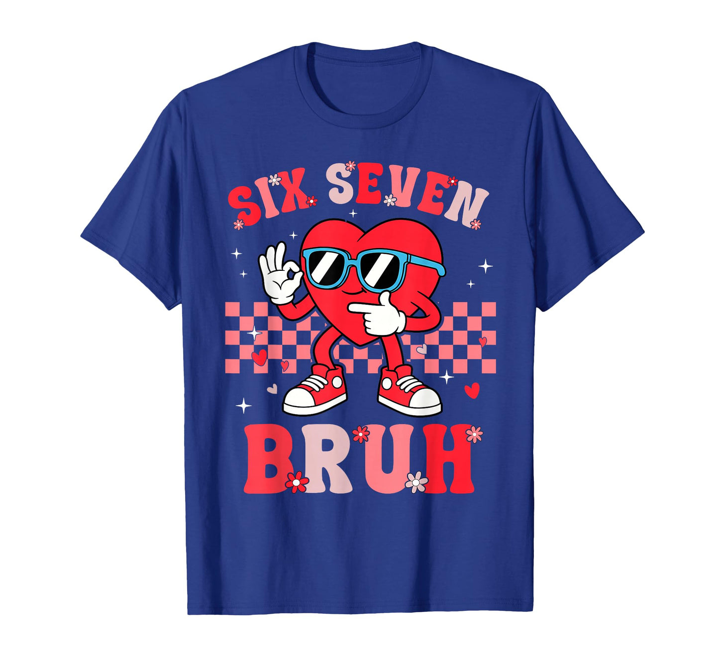 Six Seven 67 Meme Cool Valentine’s for Teens Boys Girls Kids T-Shirt