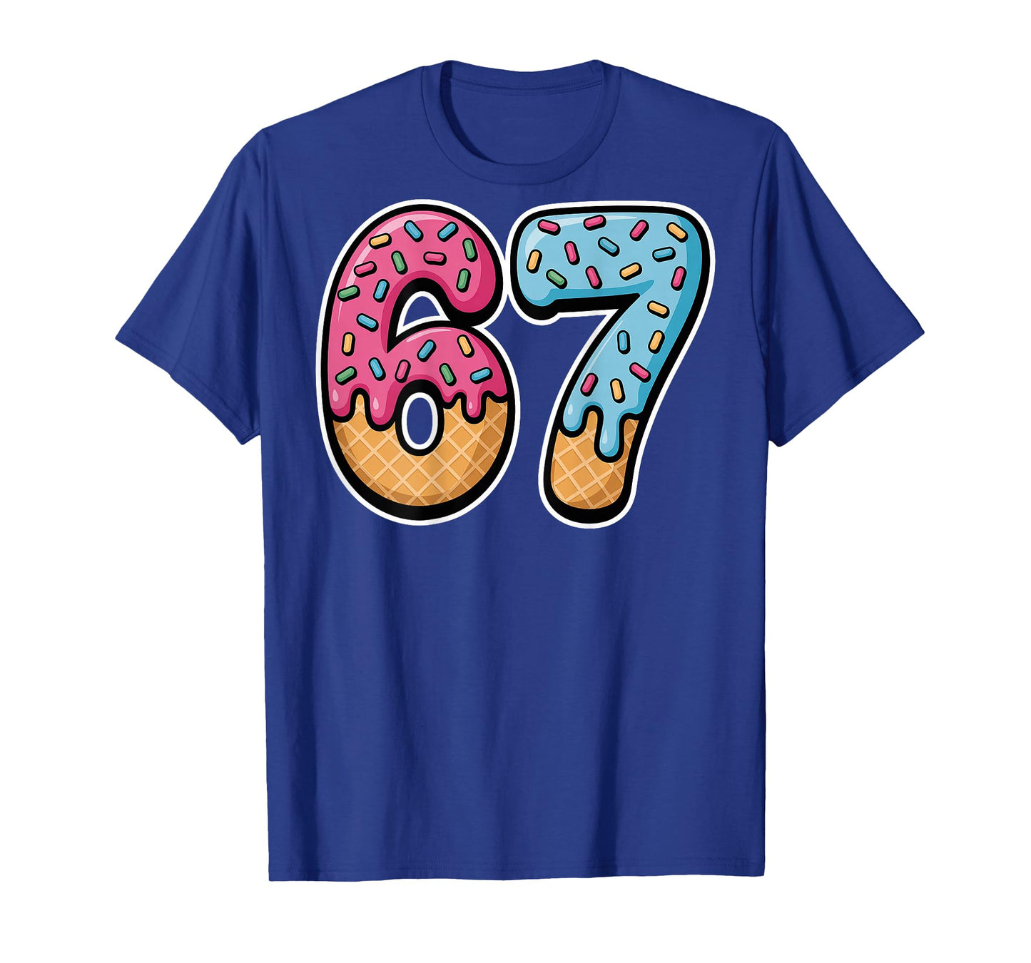 67 Ice Cream Drip (Back only) T-Shirt