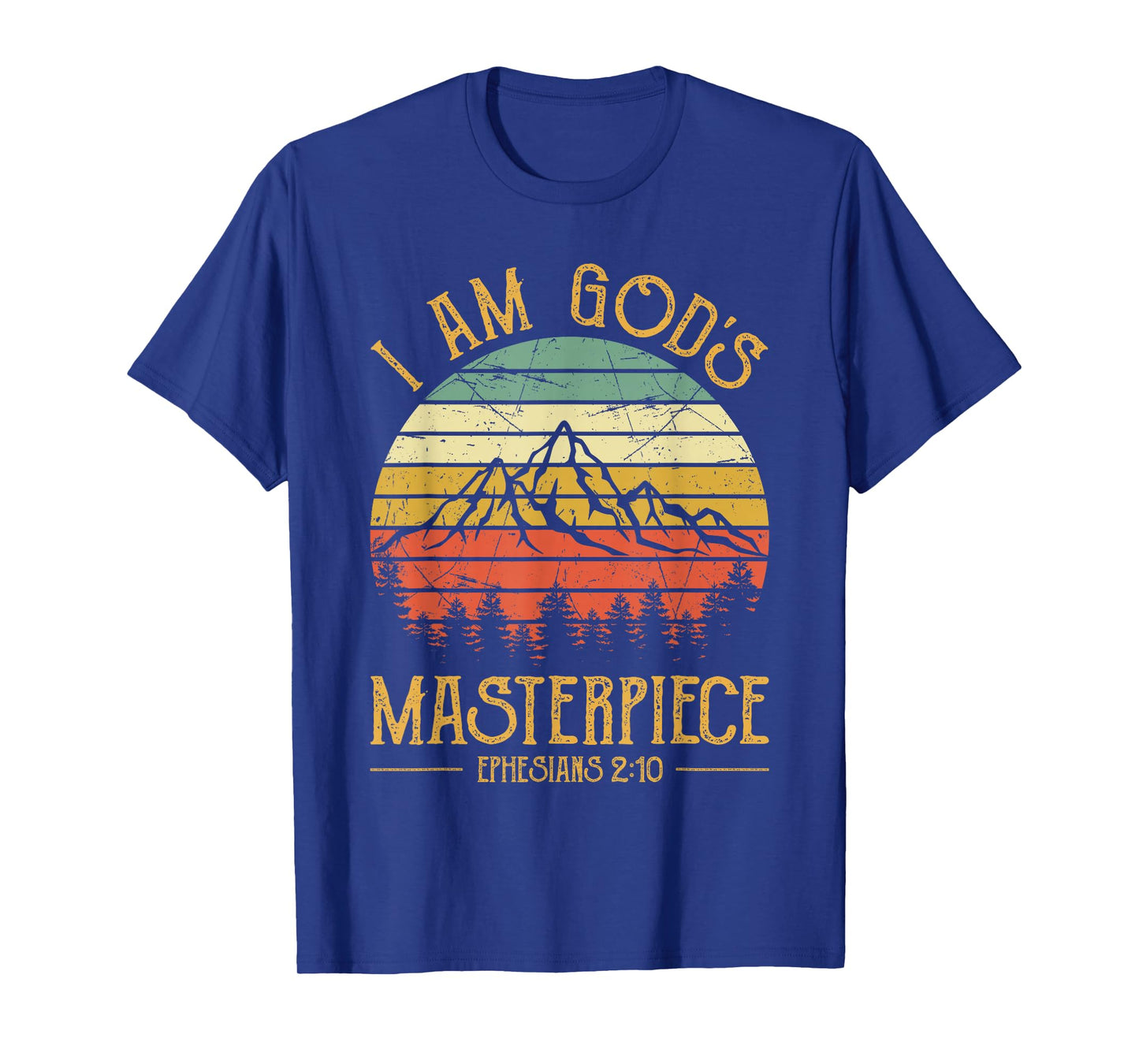 I Am God's Masterpiece Tshirt Mens Womens Kids Christian T-Shirt