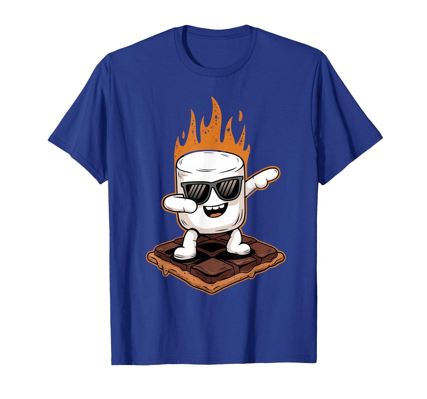 Dabbing Marshmallow Camping Smores Kawaii S'mores T-Shirt
