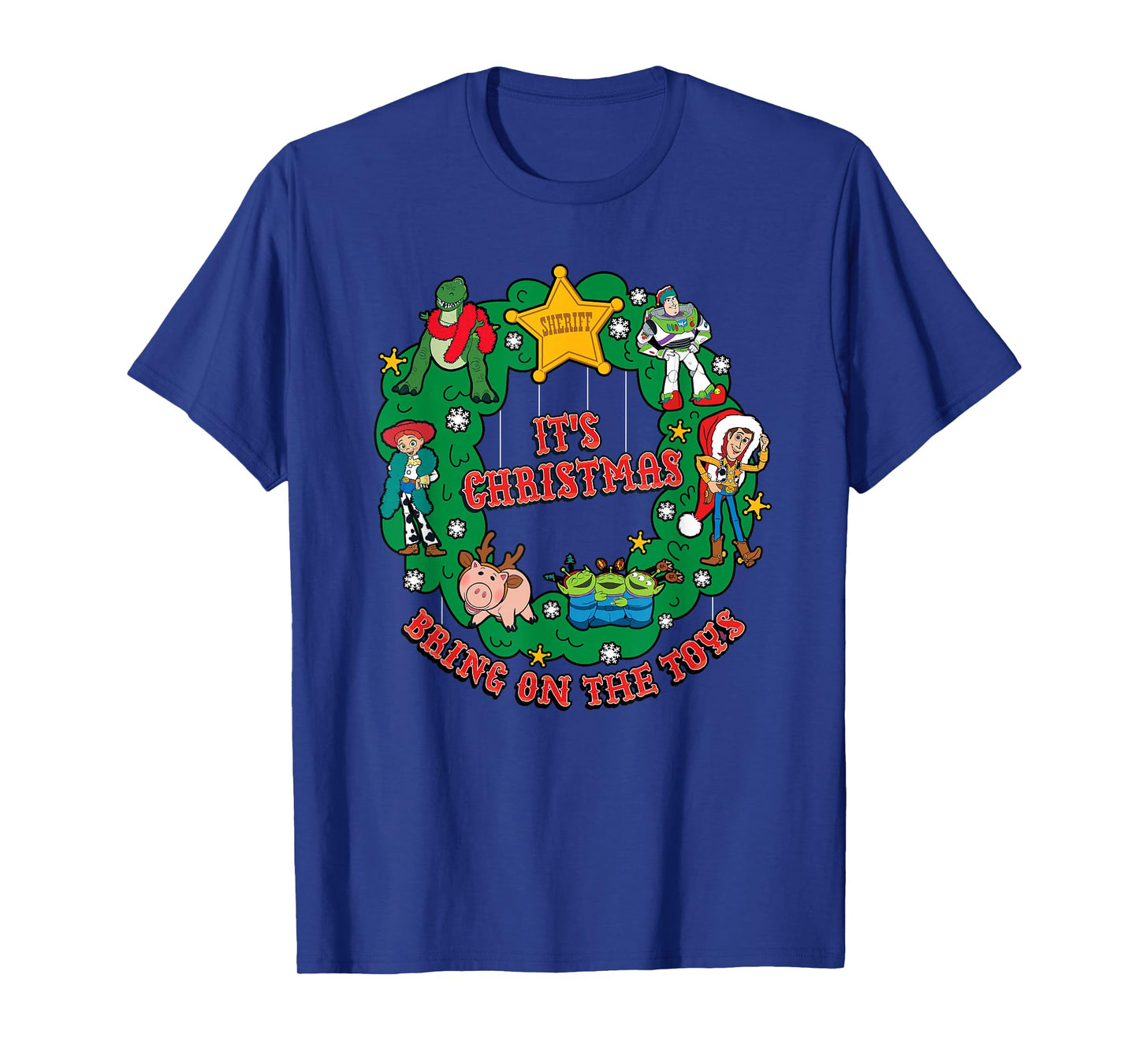 Disney & Pixar's Toy Story It's Christmas, Bring on The Toys T-Shirt