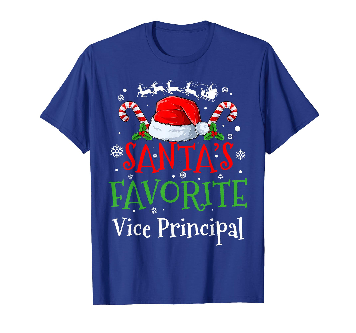 Santa's Favorite Vice Principal Christmas Party T-Shirt
