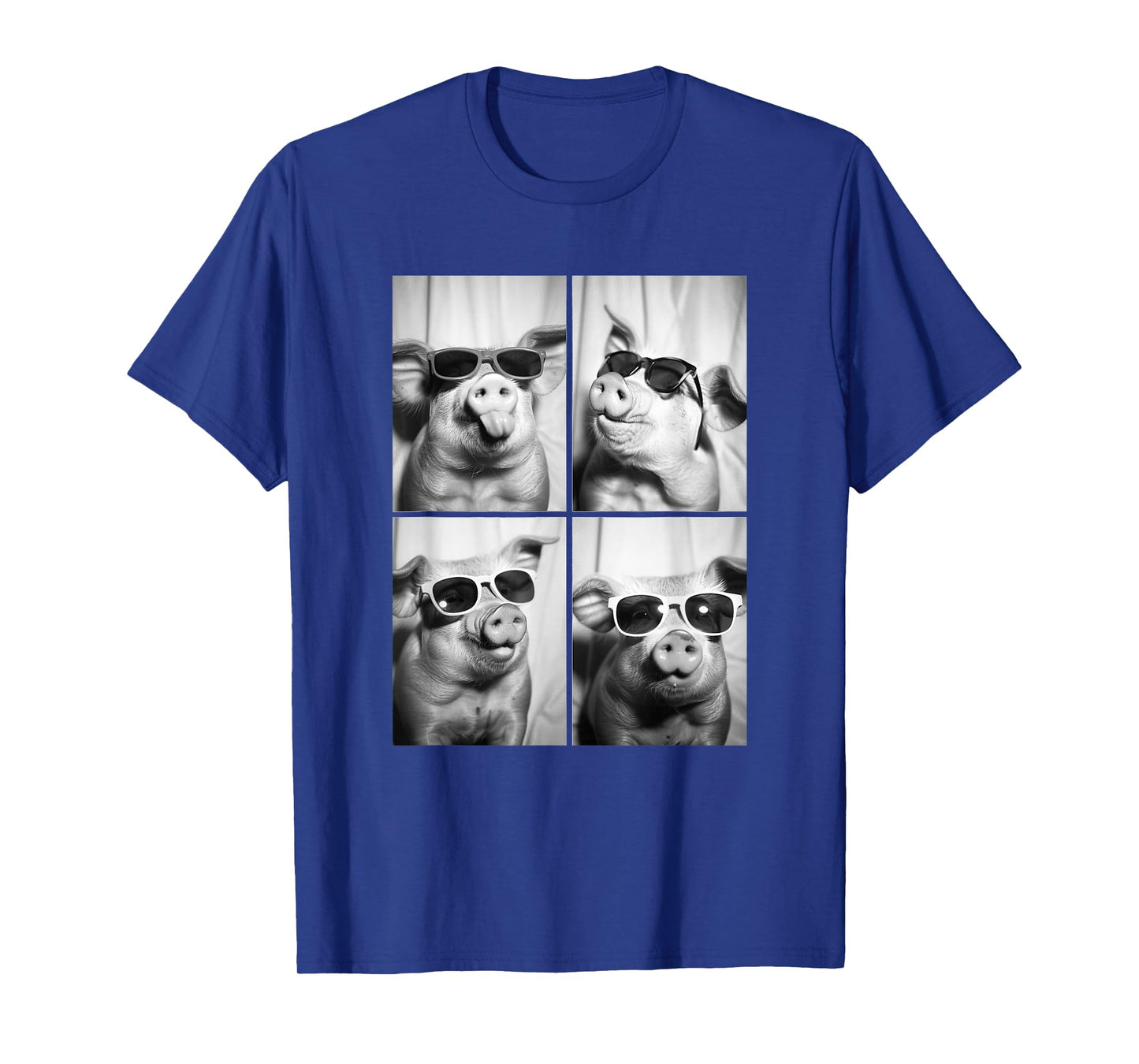 Funny Pigs with Sunglasses Cool Farm Animals Animal T-Shirt