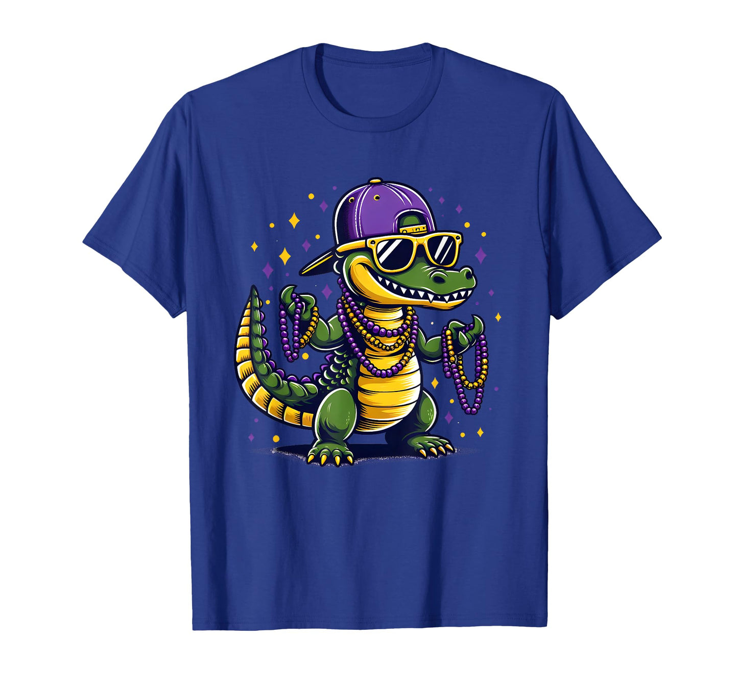 Aligator Crocodiles Mardi Gras Costume Men Women Mardi Gras T-Shirt