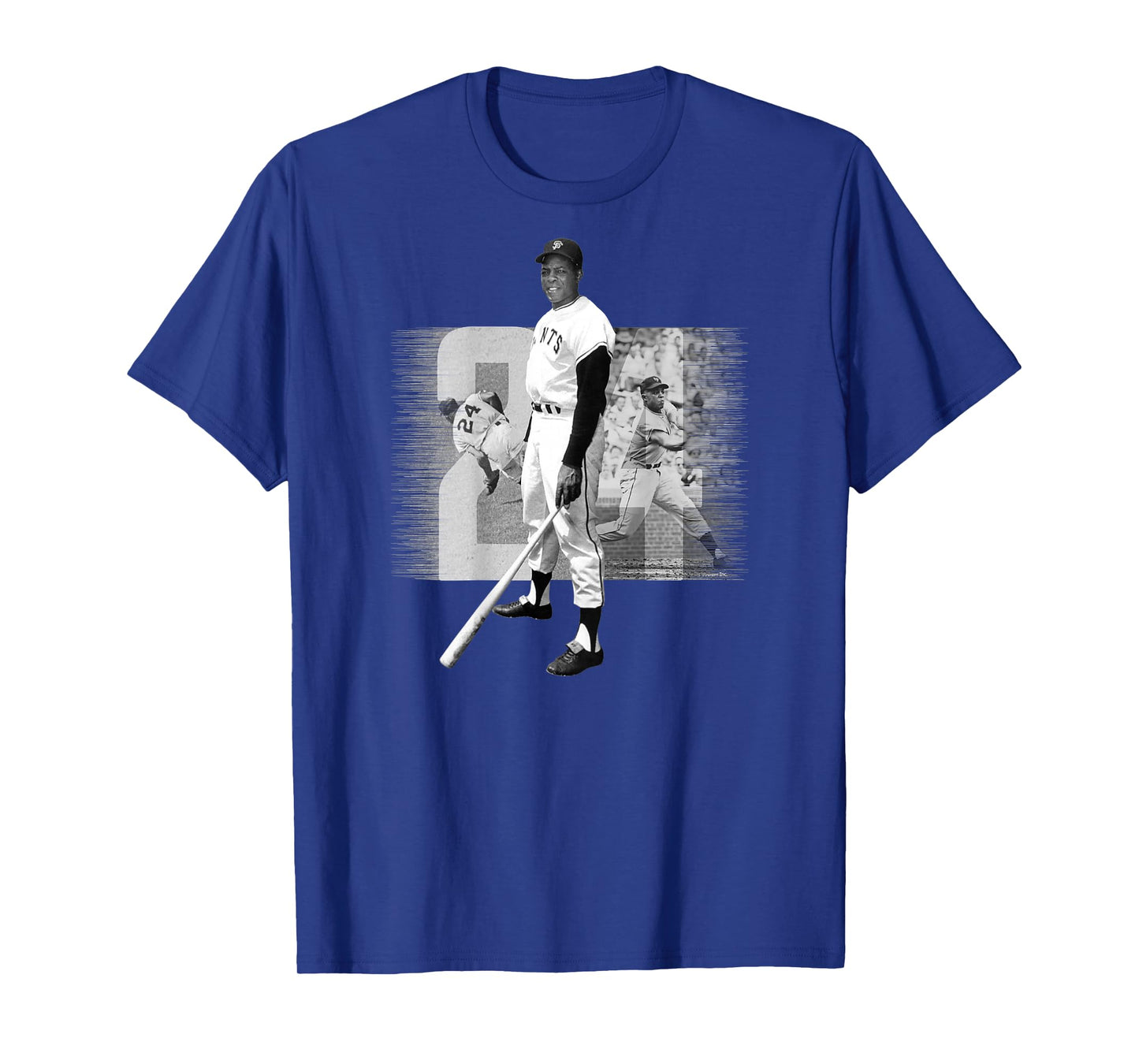 Willie Mays_001_Back Printed T-Shirt