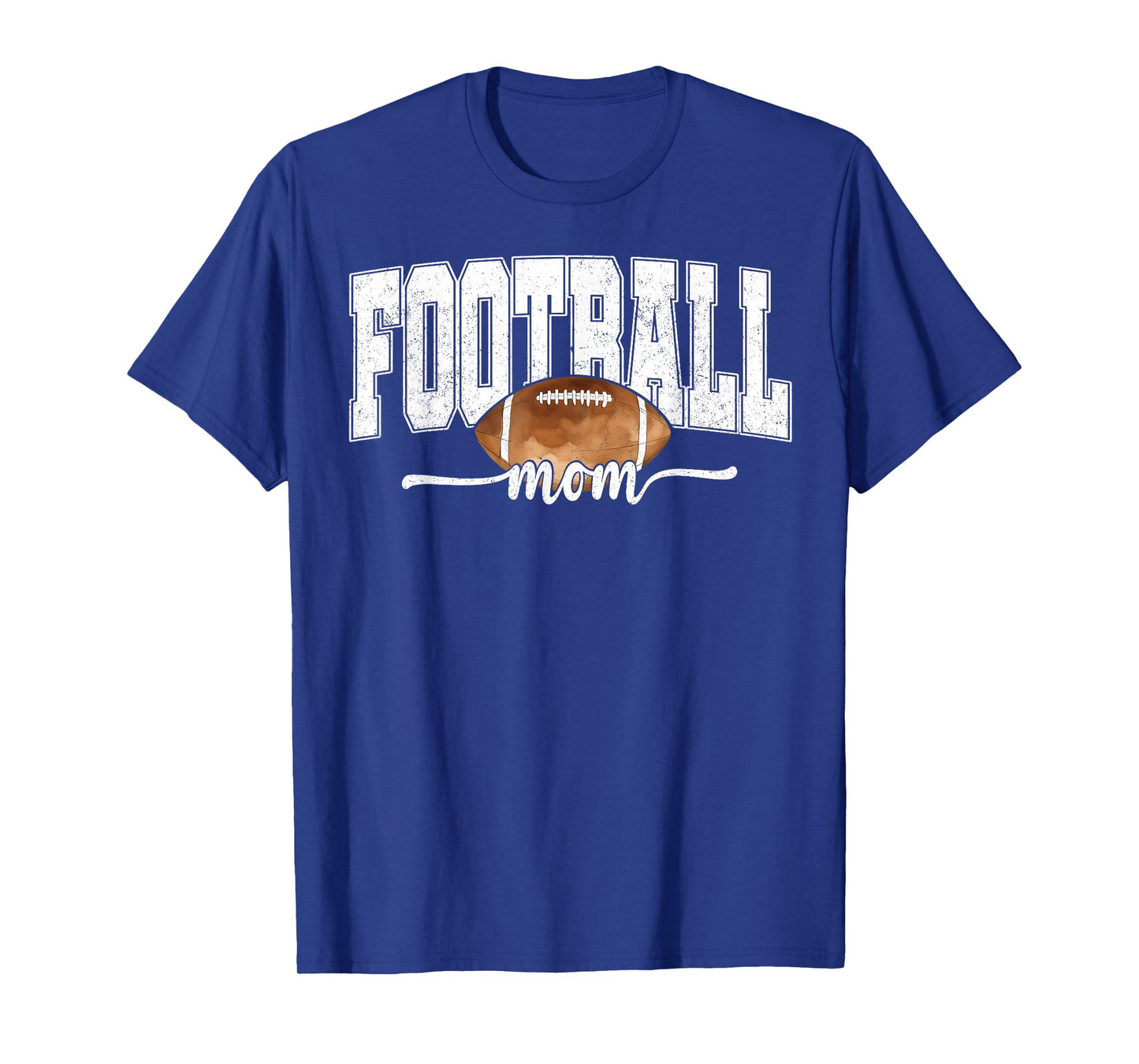 Football Mama Fall Retro Football Mom Game Day Cheer Season T-Shirt
