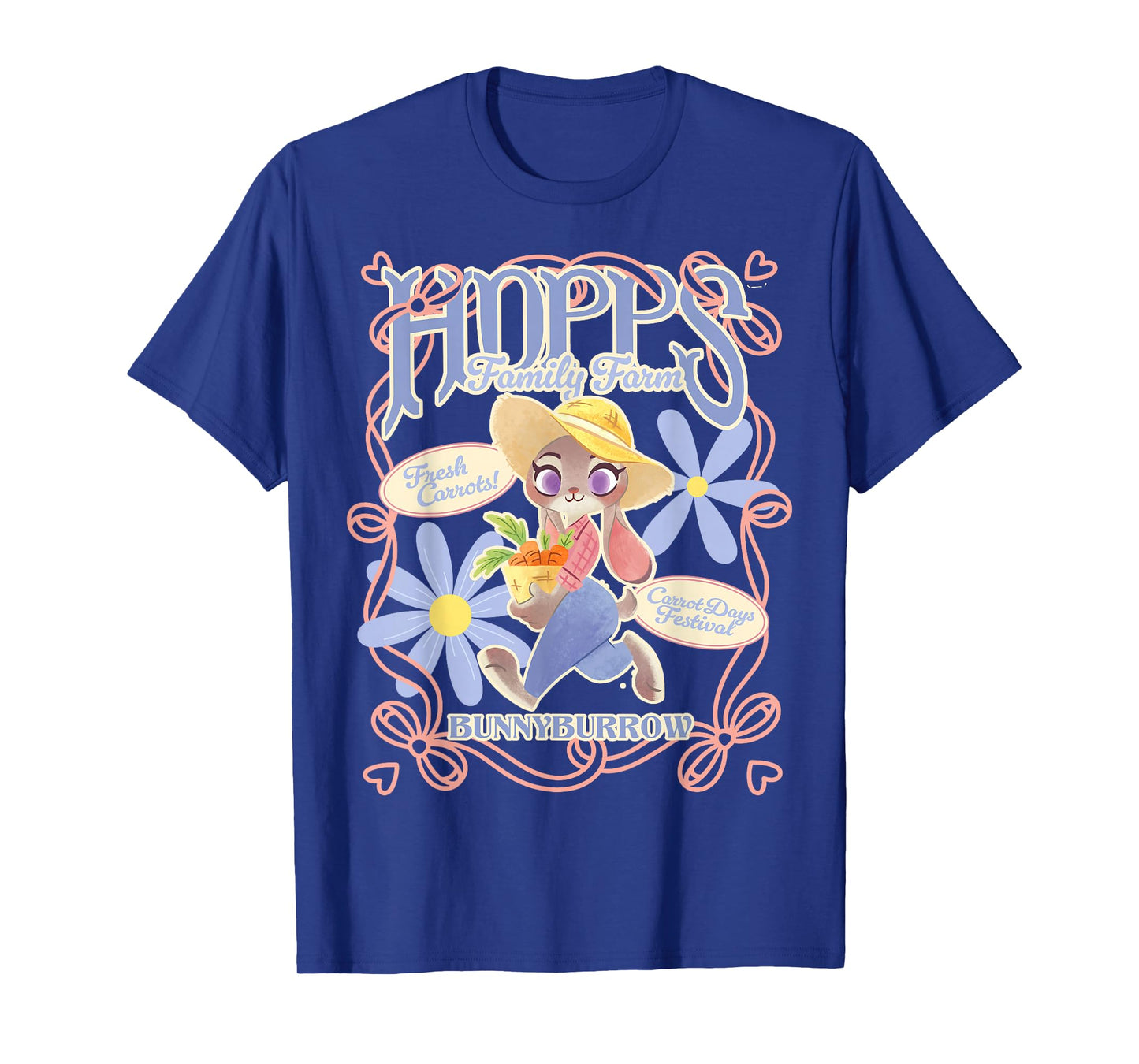 Disney Zootopia Hopps Family Farm On Bunnyburrow Poster T-Shirt